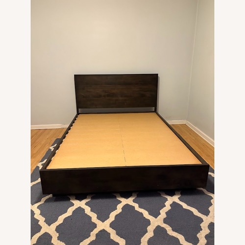 Used Room & Board Hudson Storage Bed Full, Charcoal for sale on AptDeco