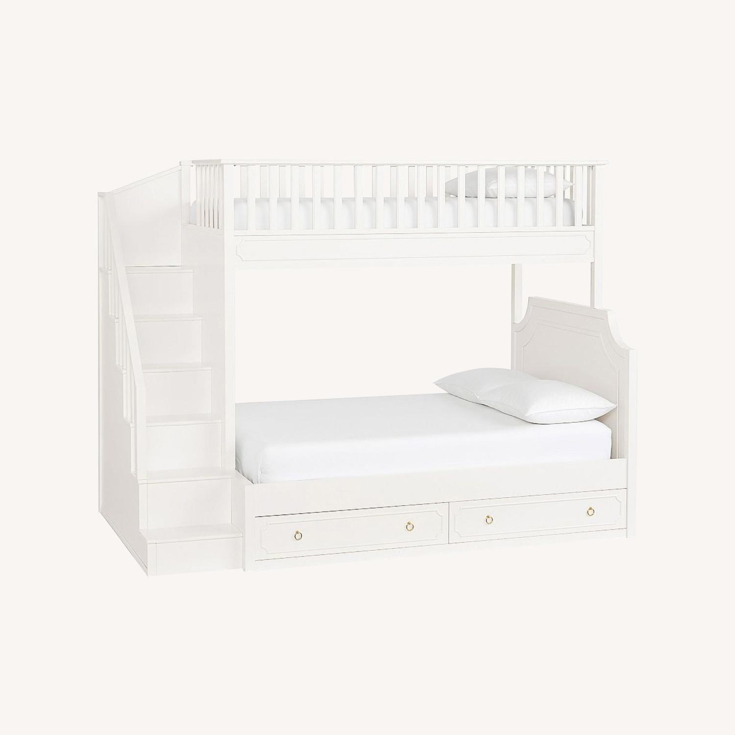 Pottery Barn Twin Over Full Bunk Bed
