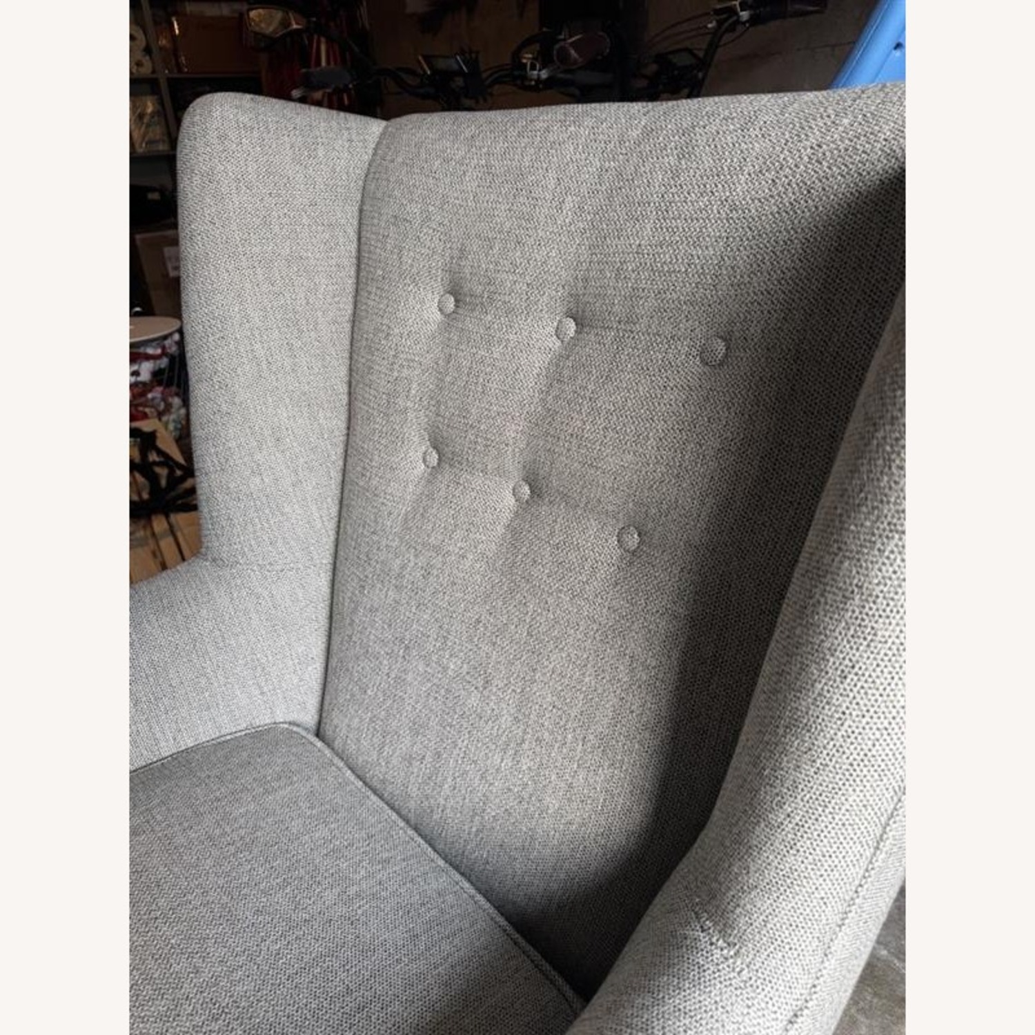 Room & Board Wren Gliding Chair and Ottoman Set - image-3