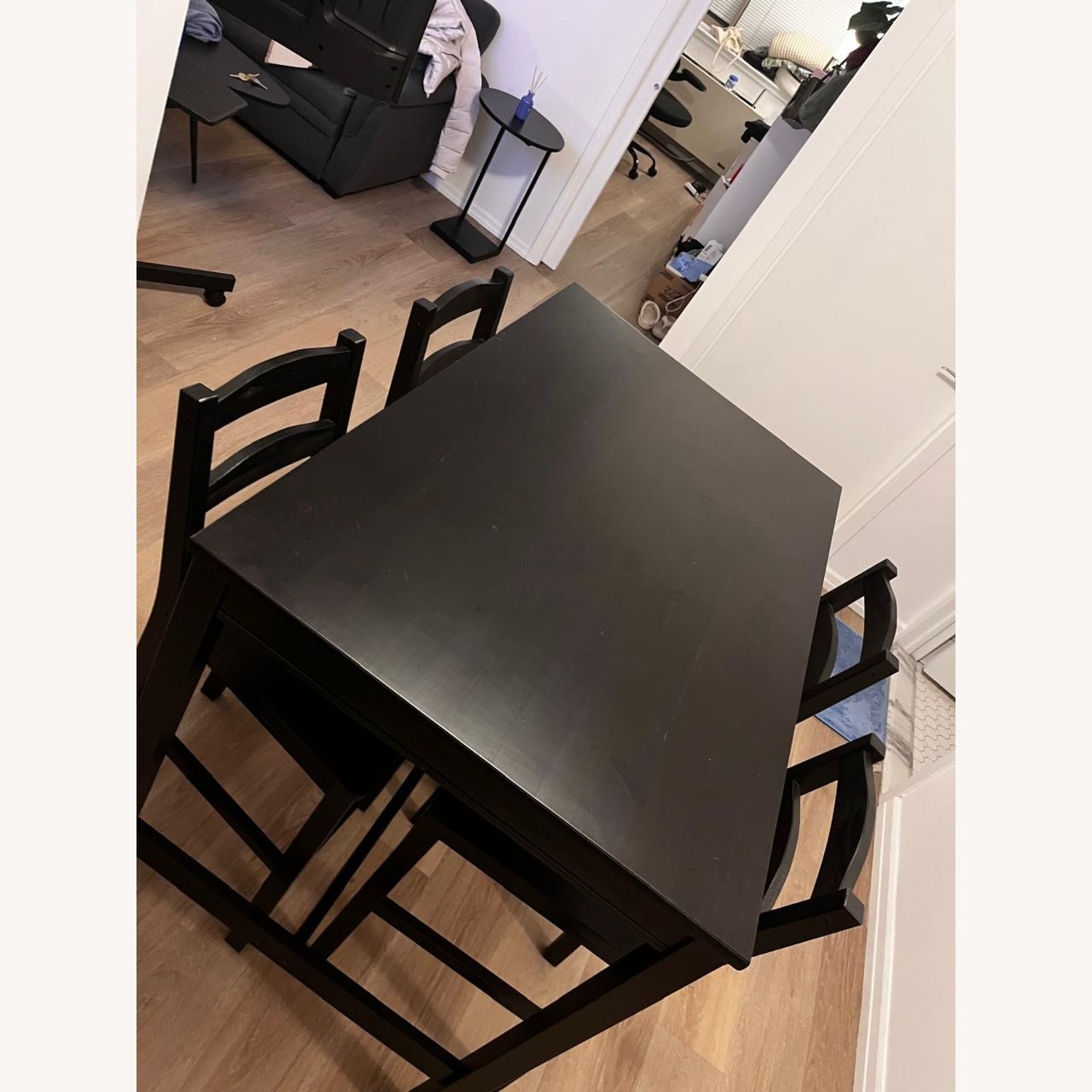 IKEA Bar Table and 4 Bar Stools - image-2