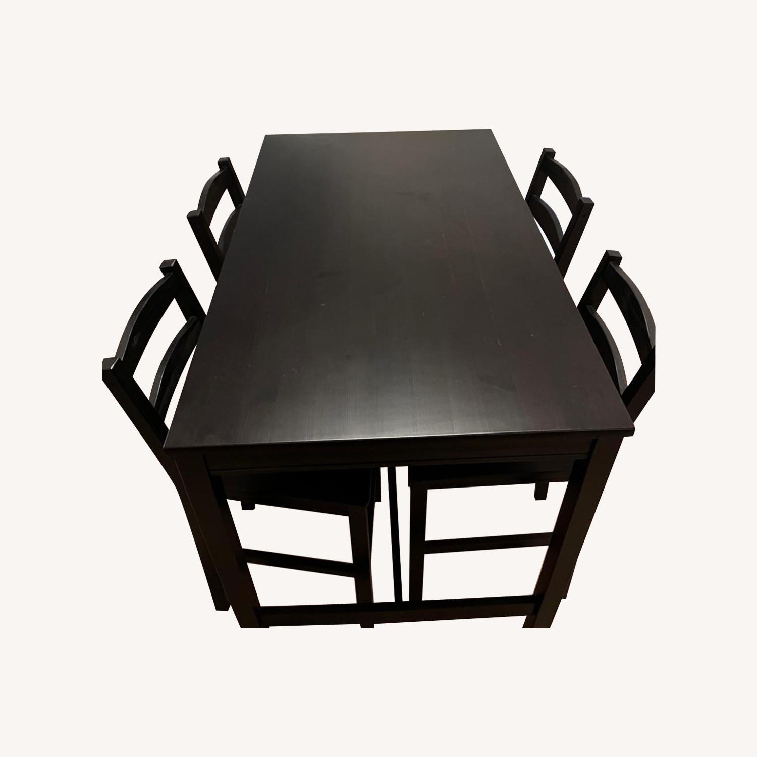 IKEA Bar Table and 4 Bar Stools - image-0