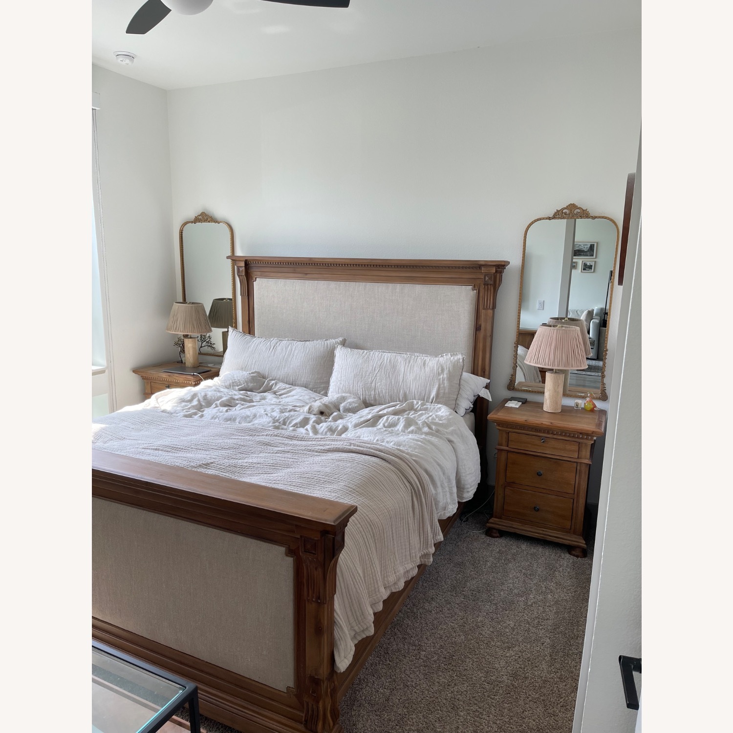 Restoration Hardware St James Closed Nightstand - image-4