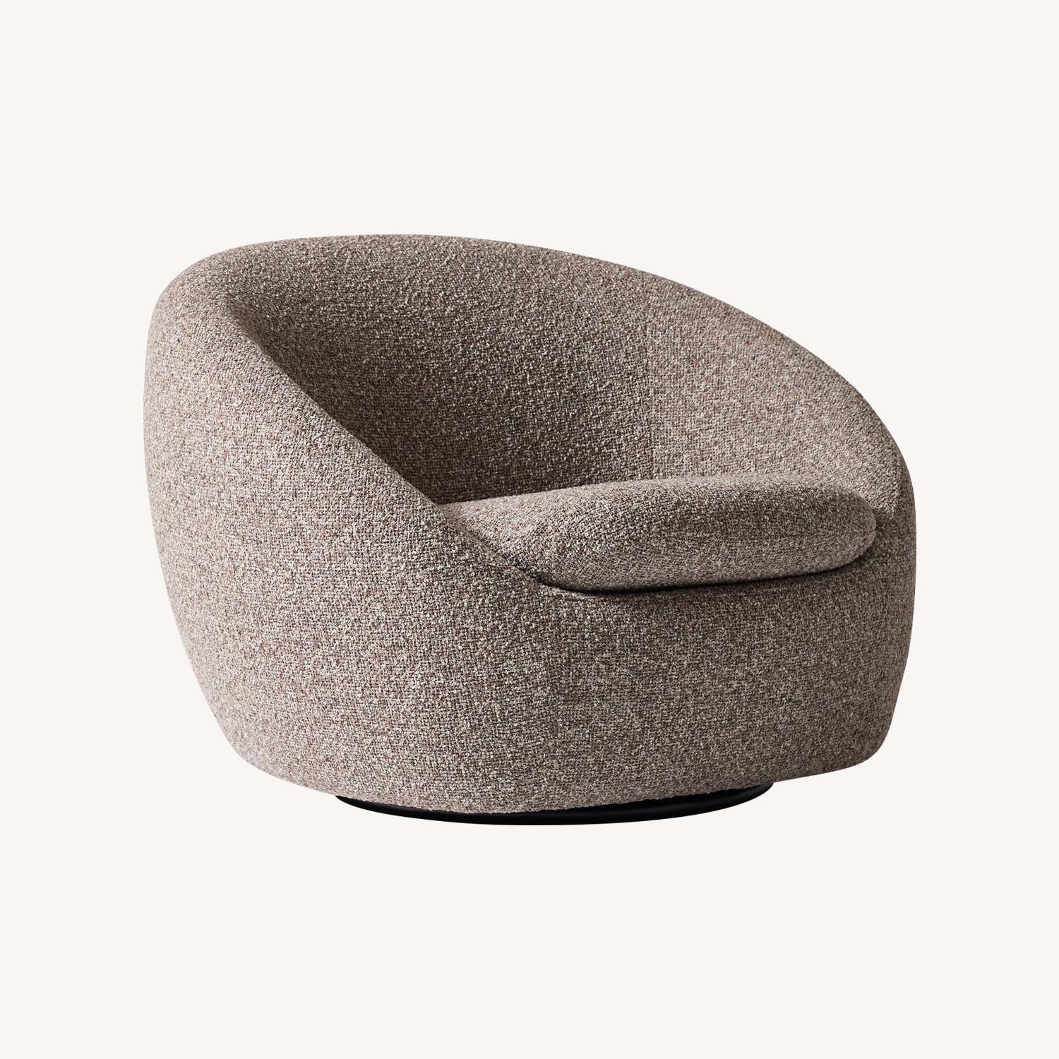 West Elm Cozy Swivel Chair - image-0