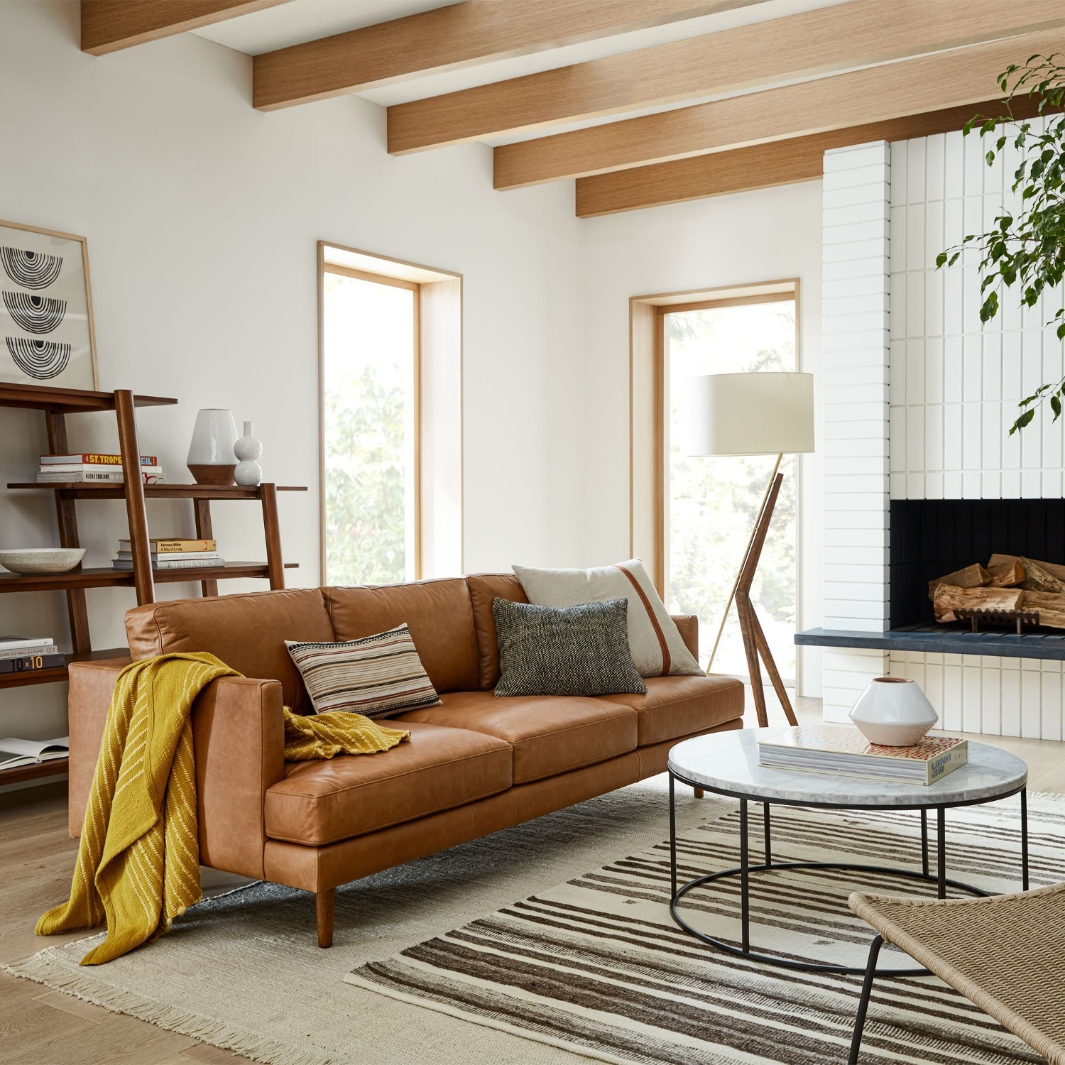 West Elm Caldas Floor Lamp (65") - image-4