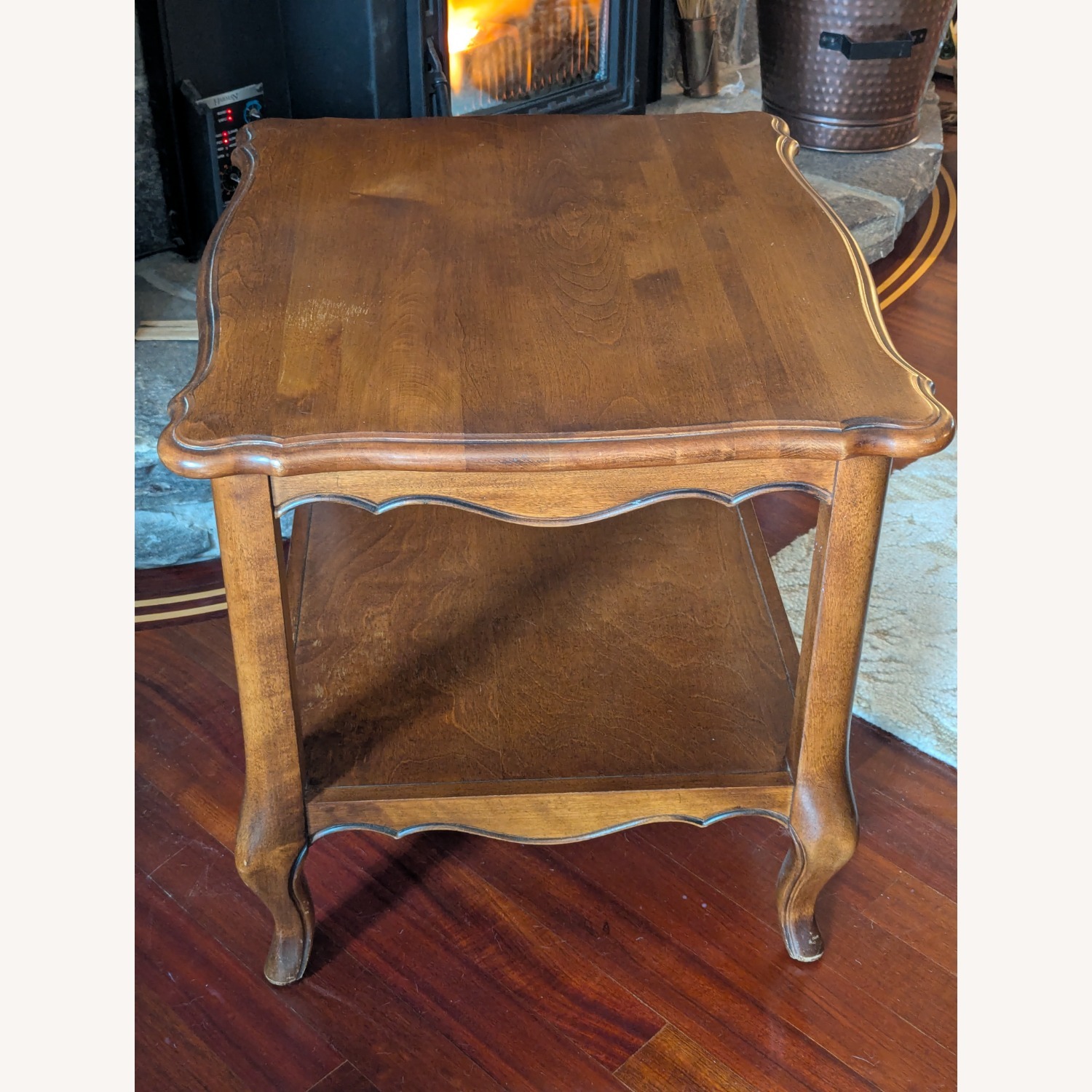 Vintage Country French One Shelf End Table - image-1