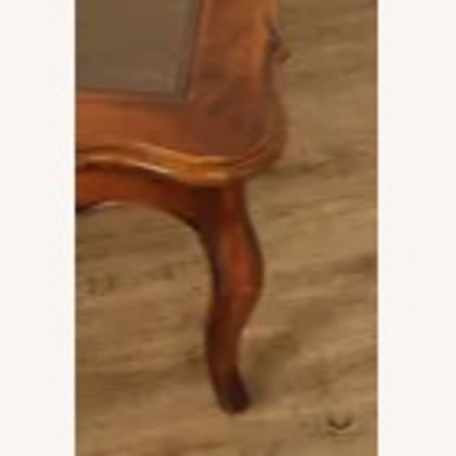 French Country Style Glass Top Coffee Table - image-4