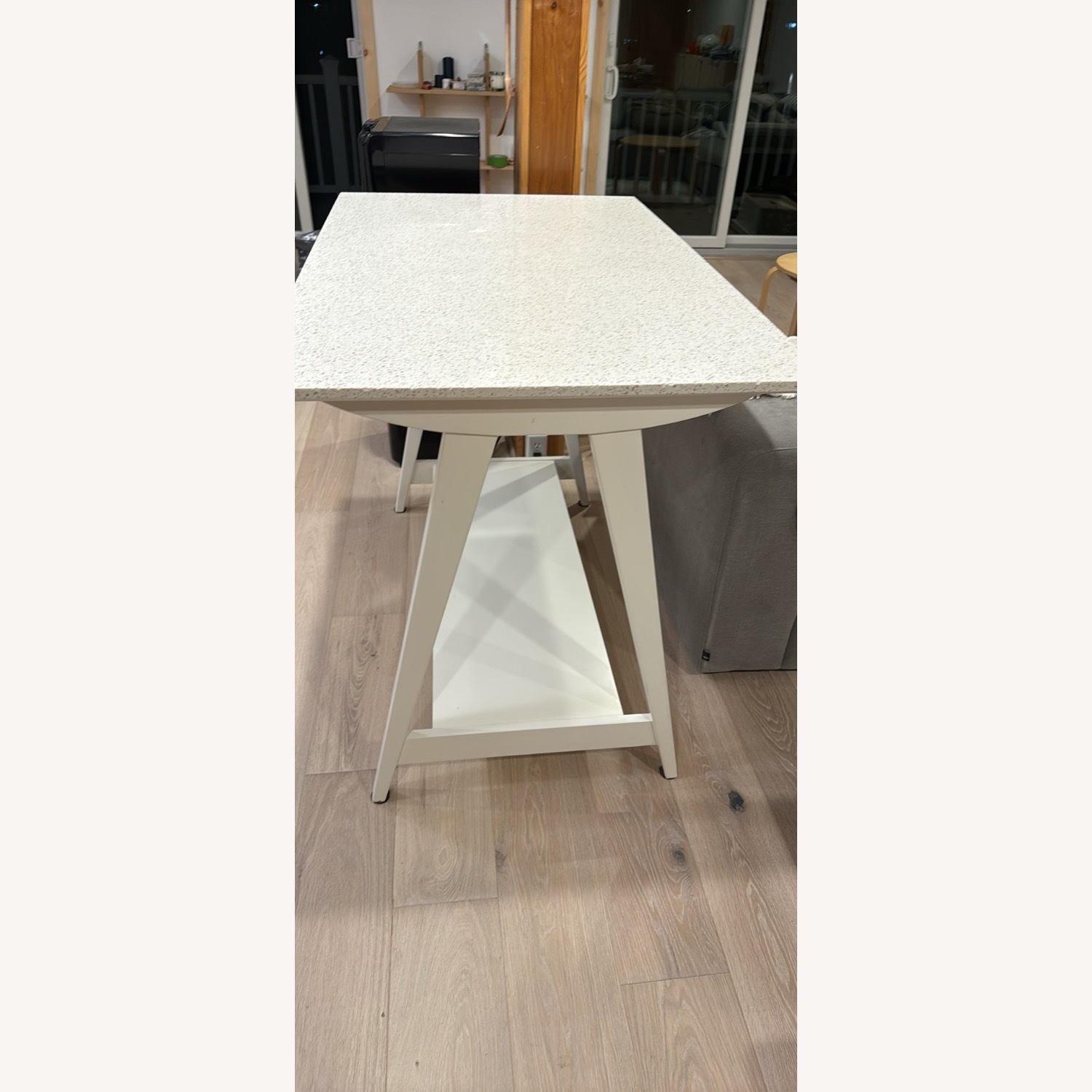 West Elm Compass Quart Kitchen Island Table - image-8