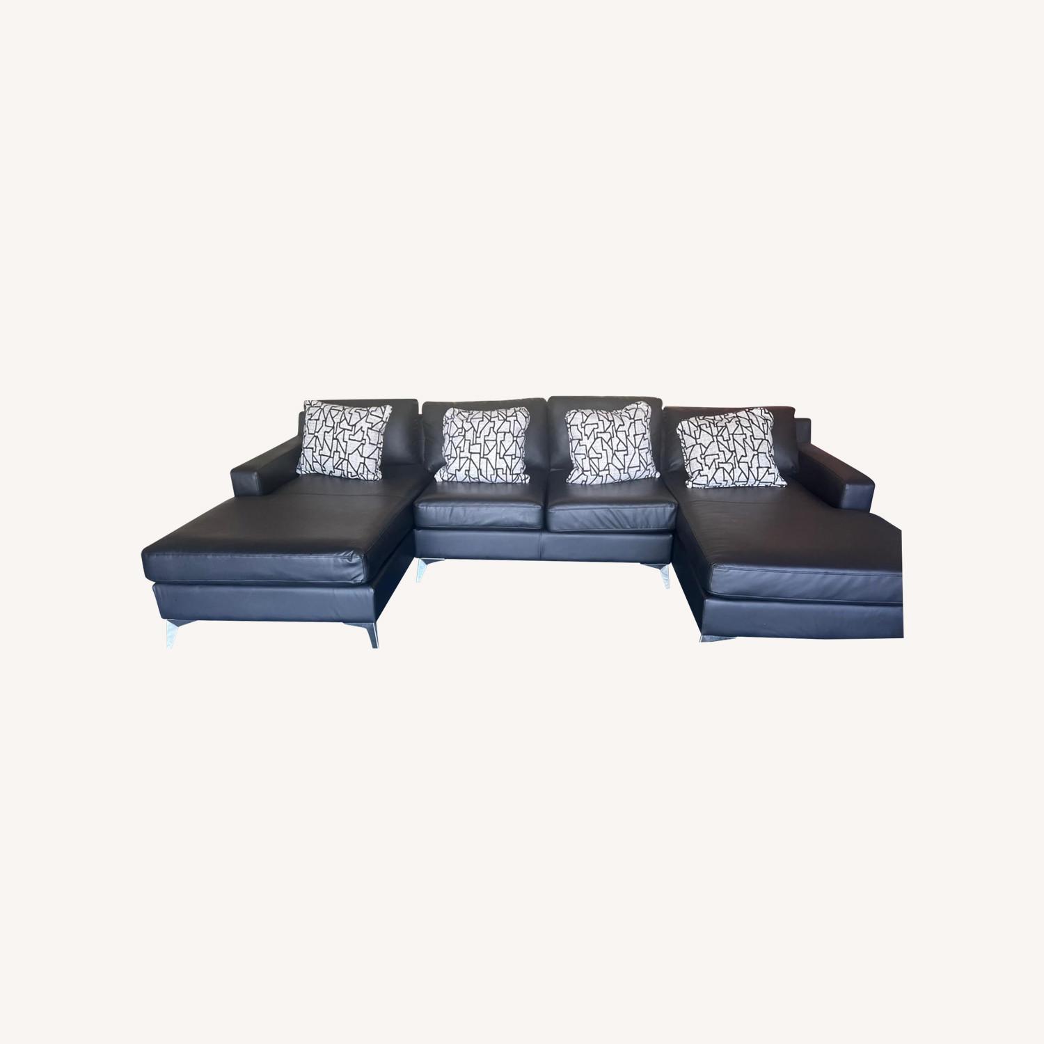 Galilee Furniture Comfortable 4 Seater Sofa - image-0