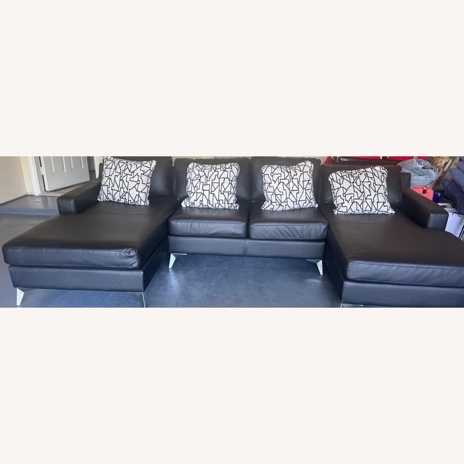 Galilee Furniture Comfortable 4 Seater Sofa - image-1