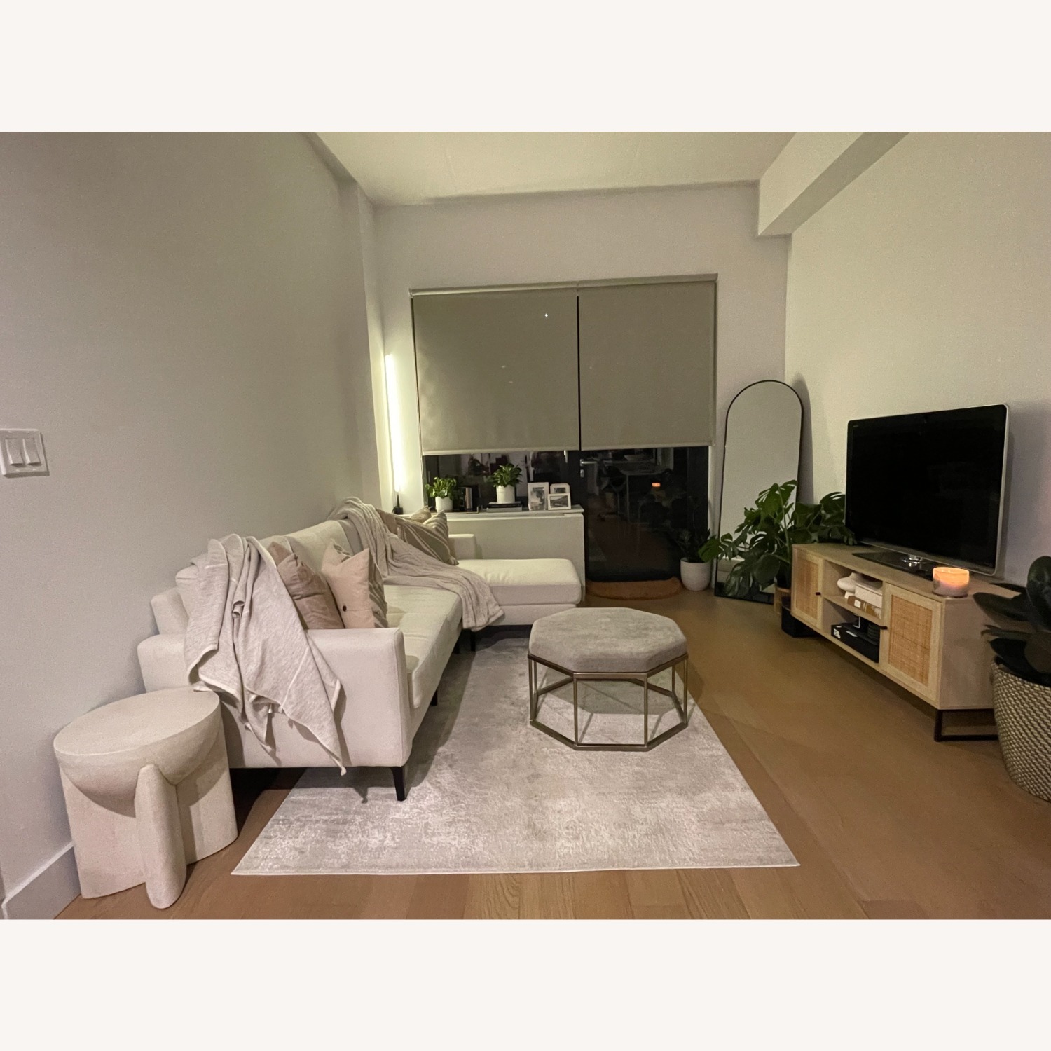 West Elm Roar + Rabbit Octagonal Ottoman - image-3