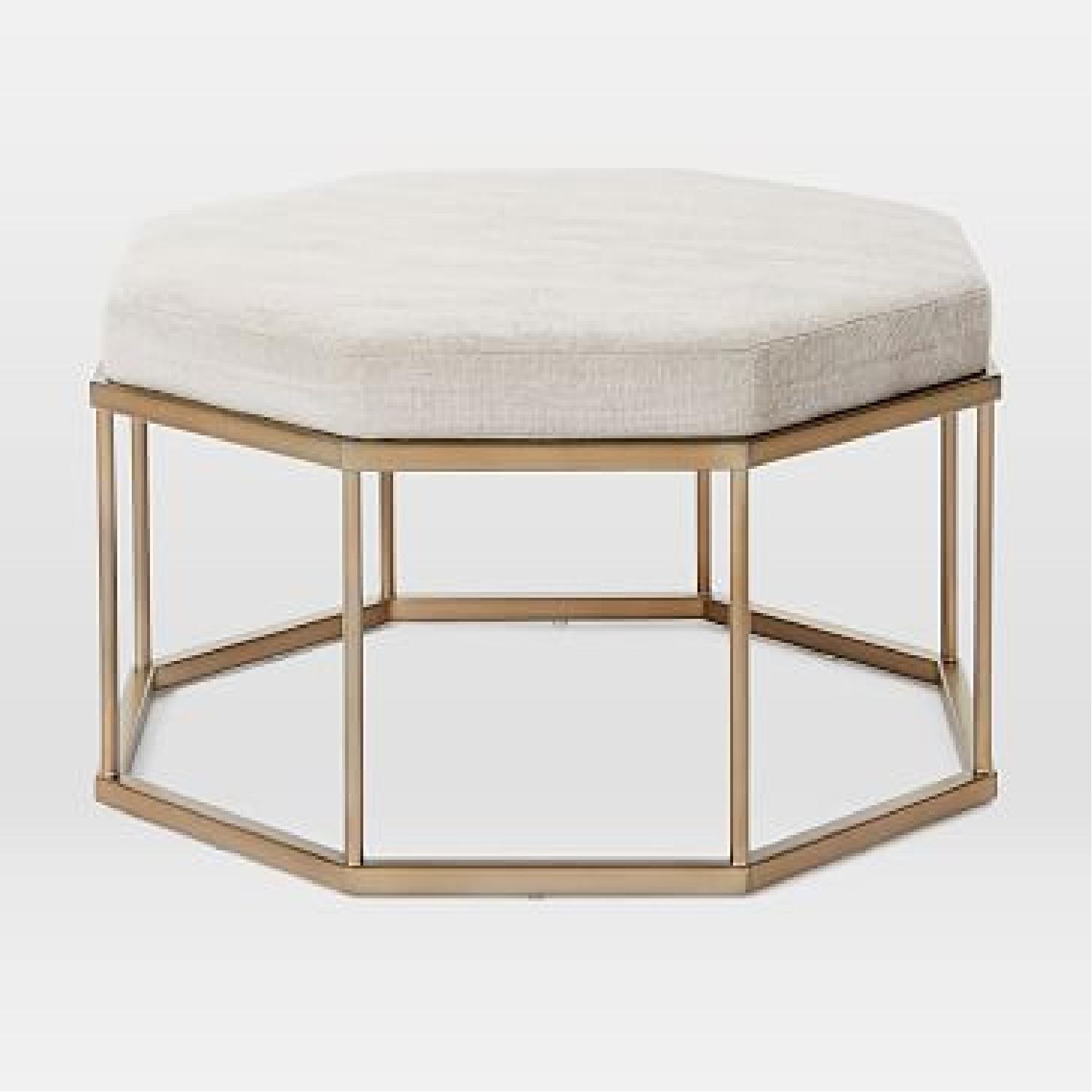 West Elm Roar + Rabbit Octagonal Ottoman - image-1