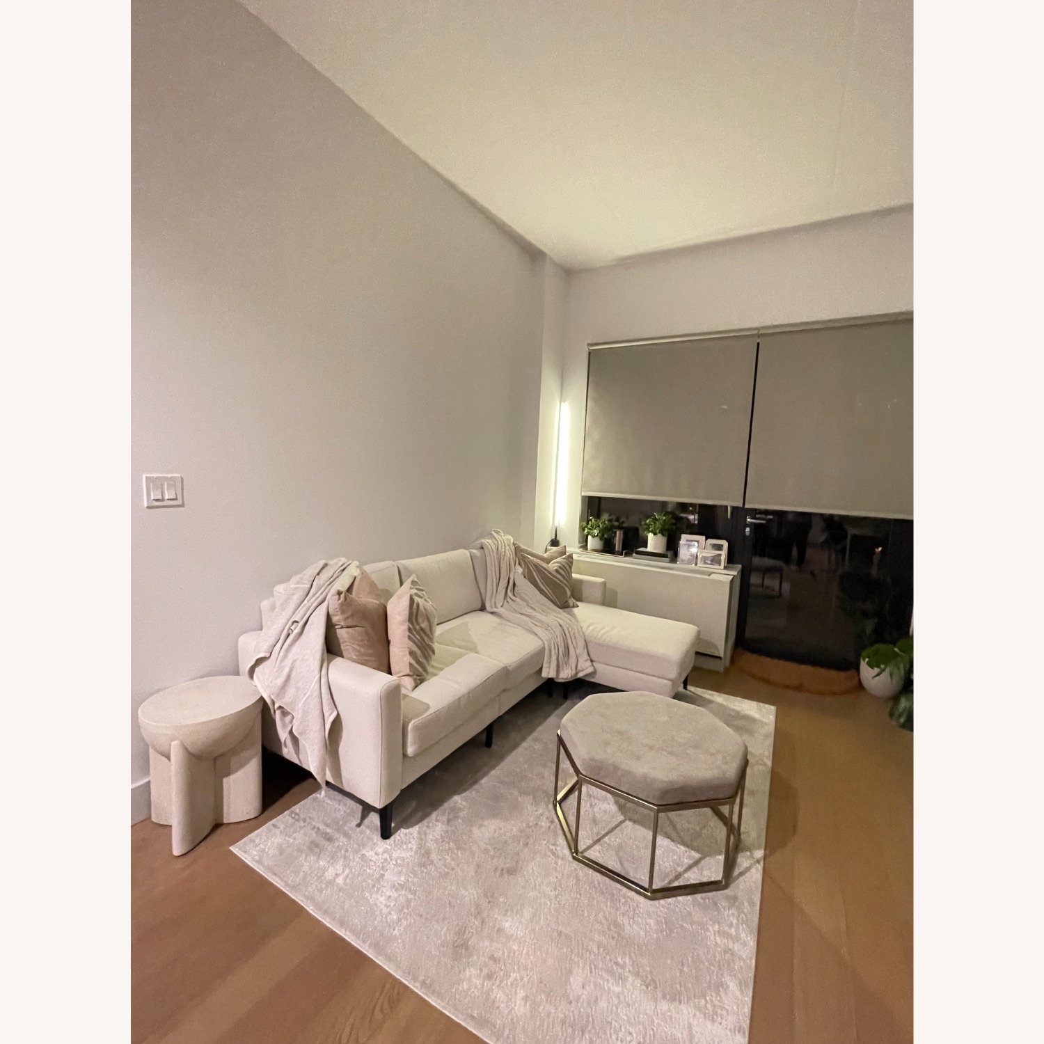 West Elm Roar + Rabbit Octagonal Ottoman - image-2