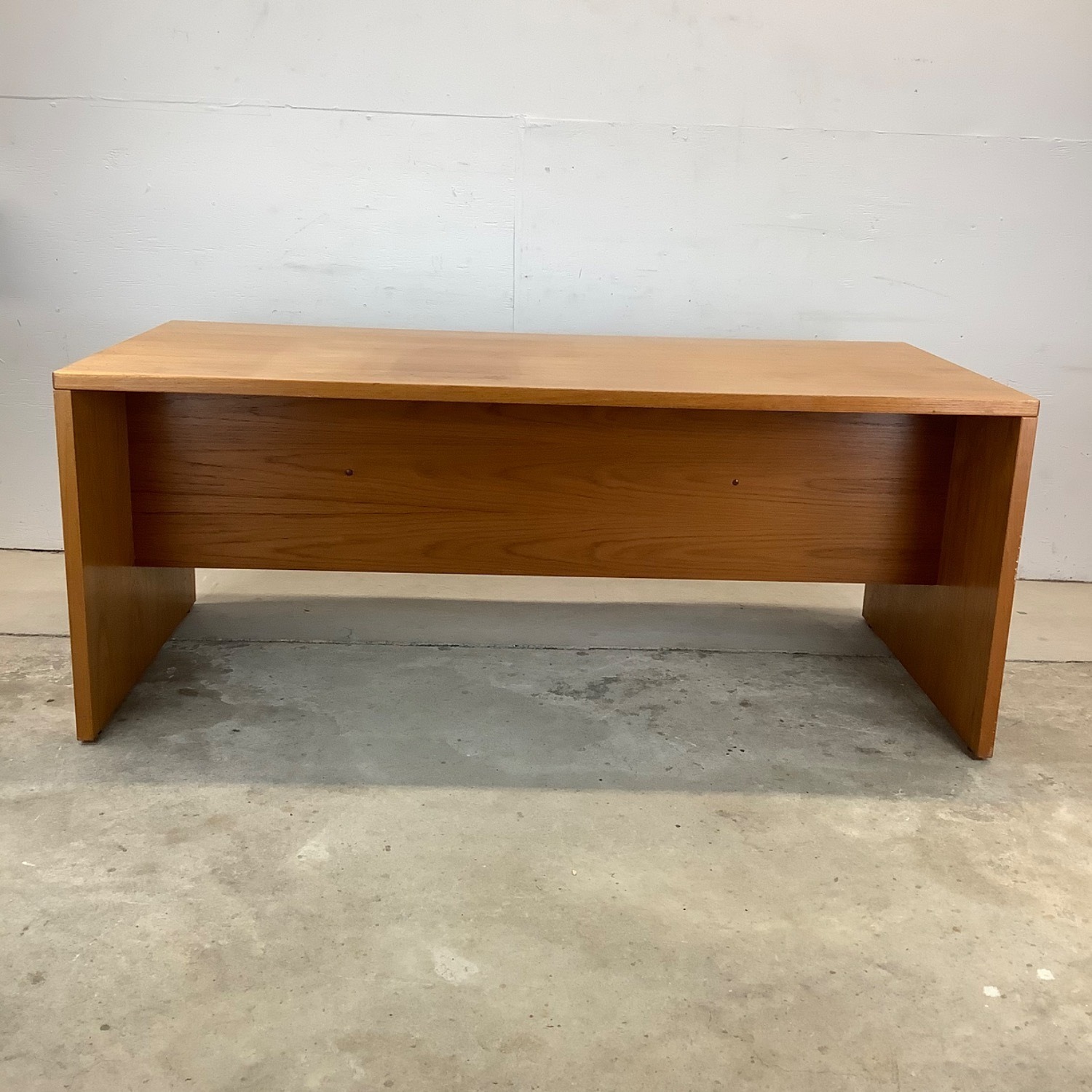 Scandinavian Modern Teak Executive Desk - image-10