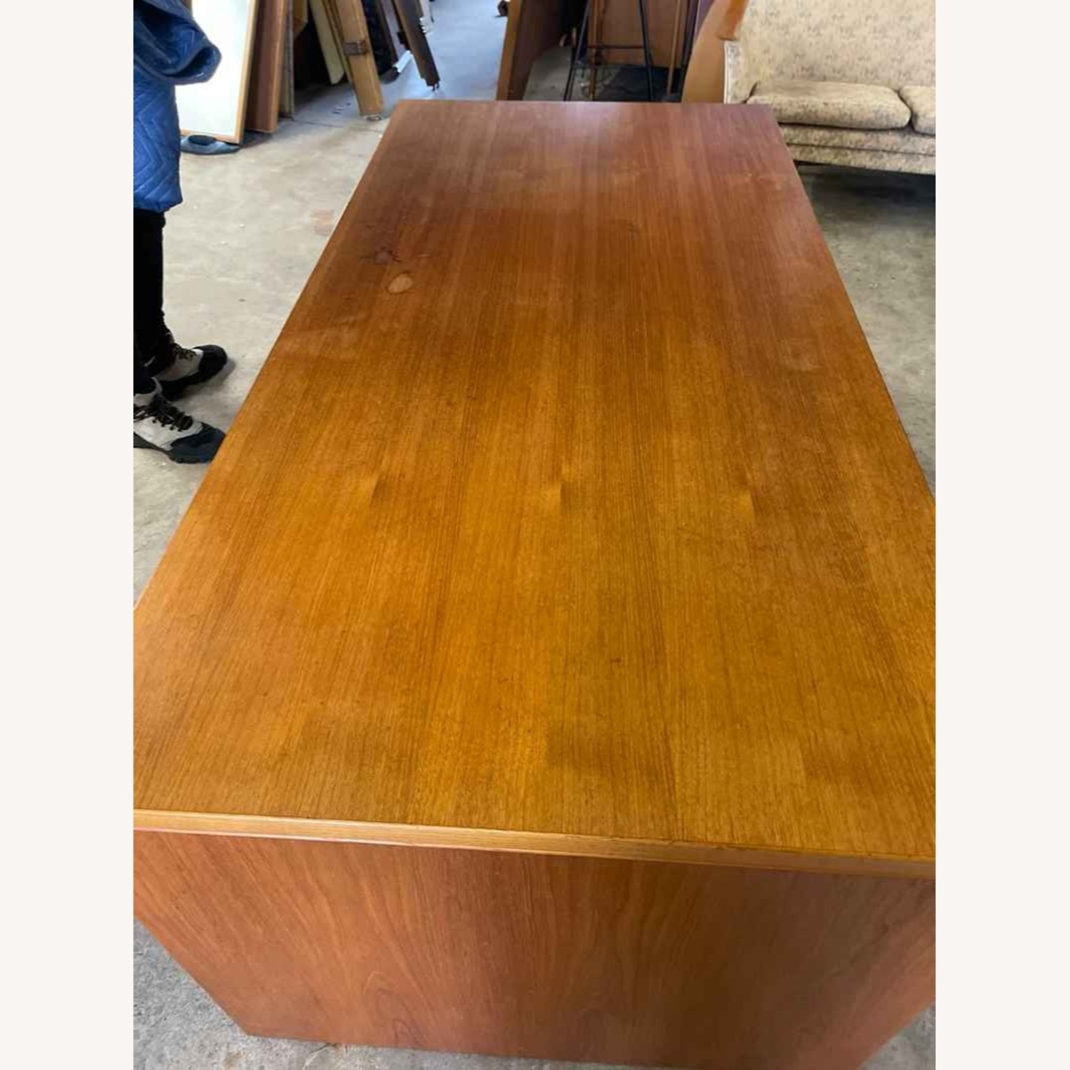 Scandinavian Modern Teak Executive Desk - image-20