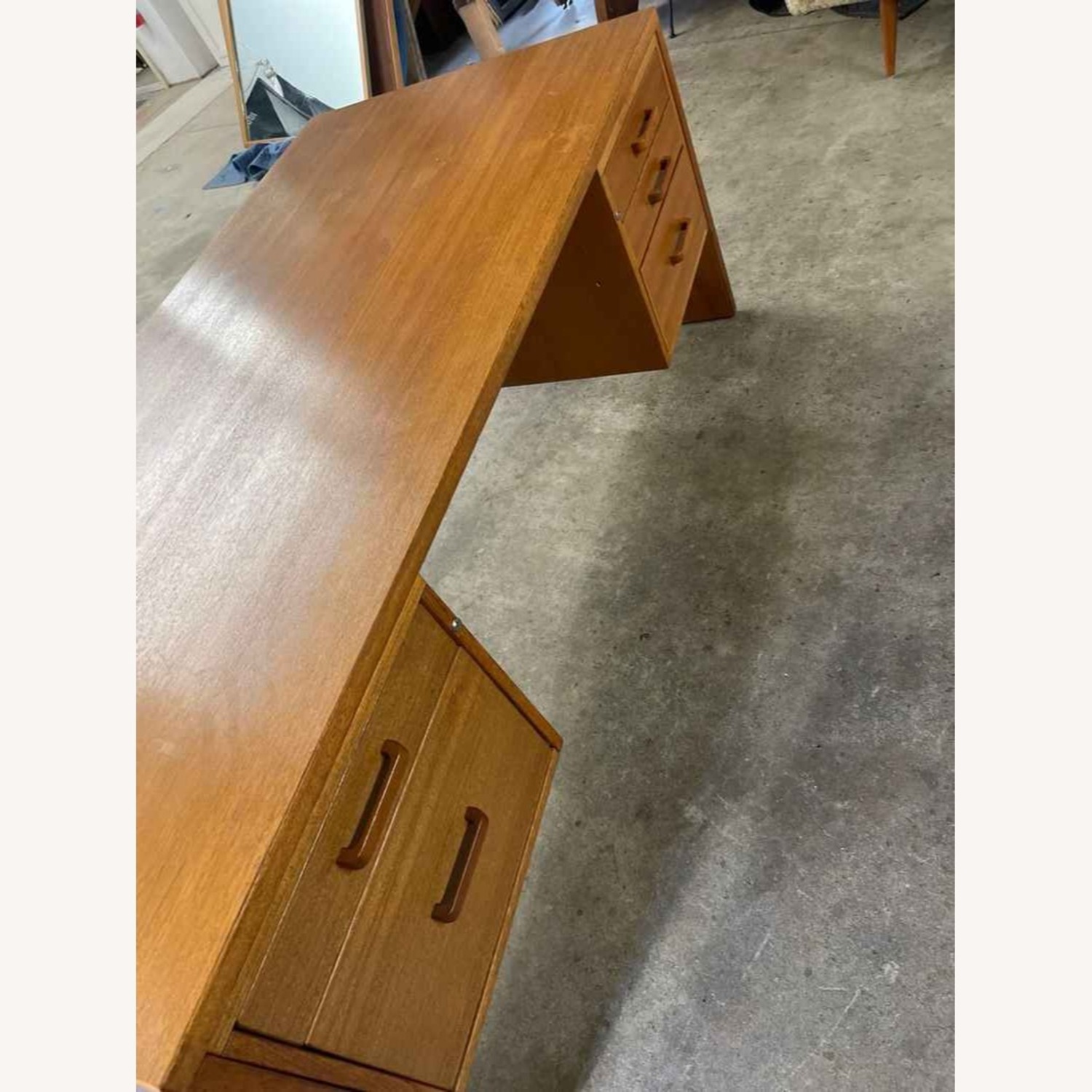 Scandinavian Modern Teak Executive Desk - image-19