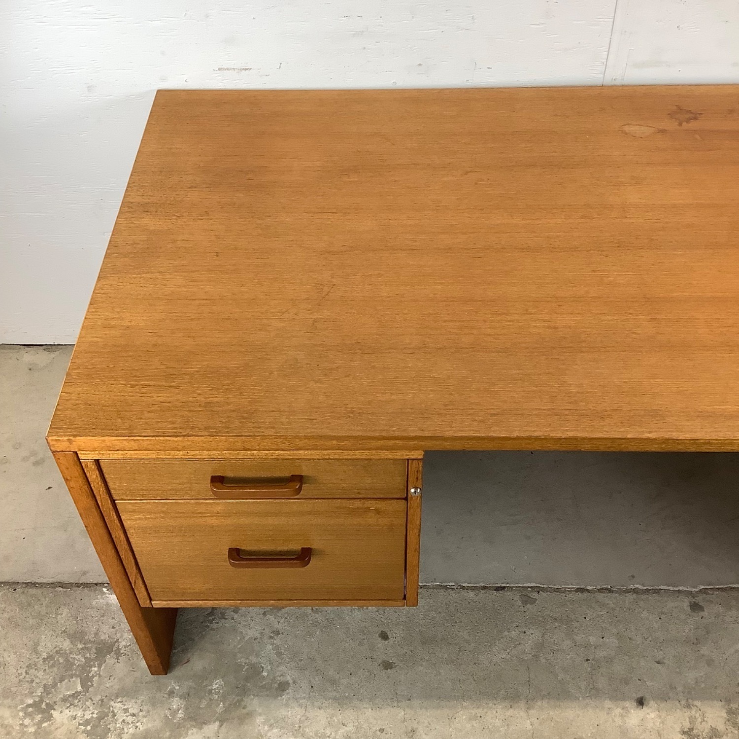 Scandinavian Modern Teak Executive Desk - image-7