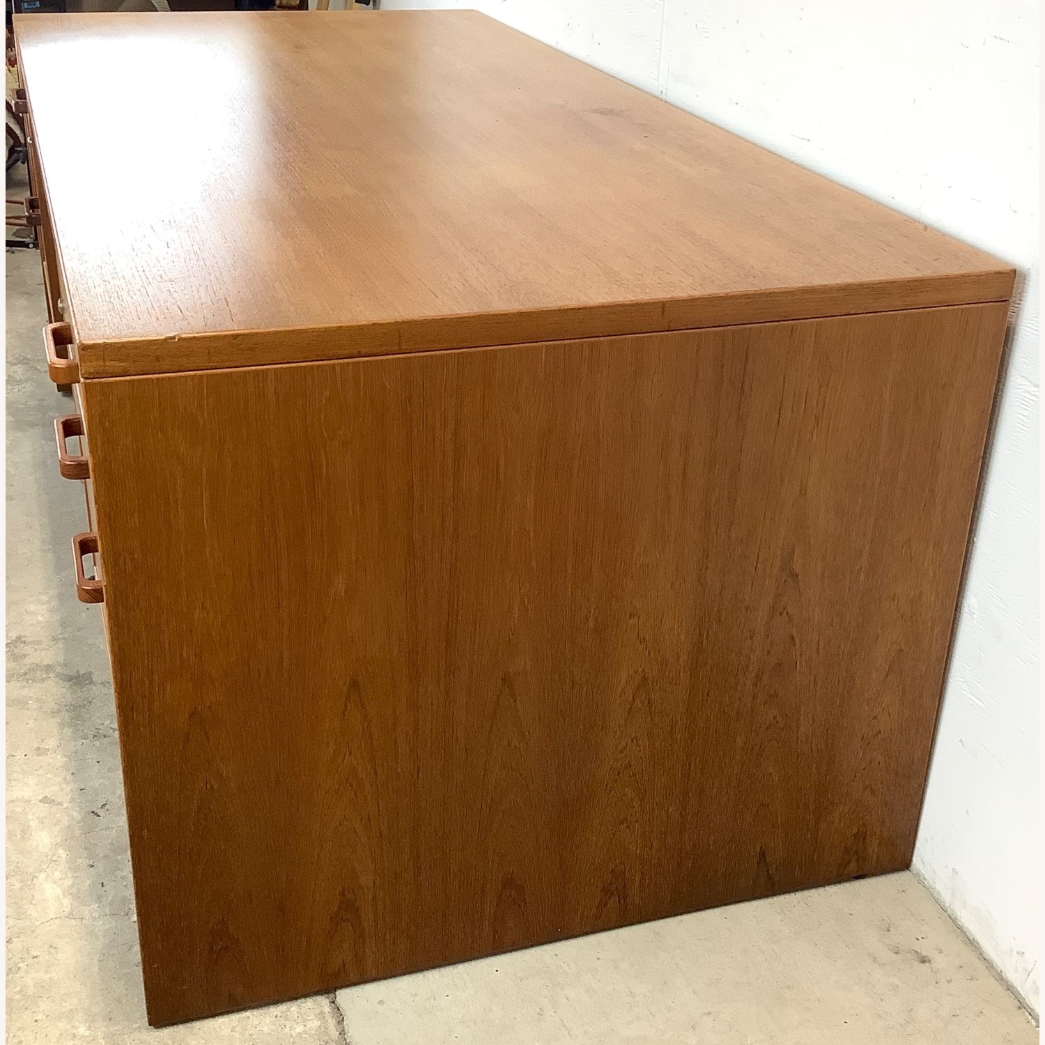 Scandinavian Modern Teak Executive Desk - image-8