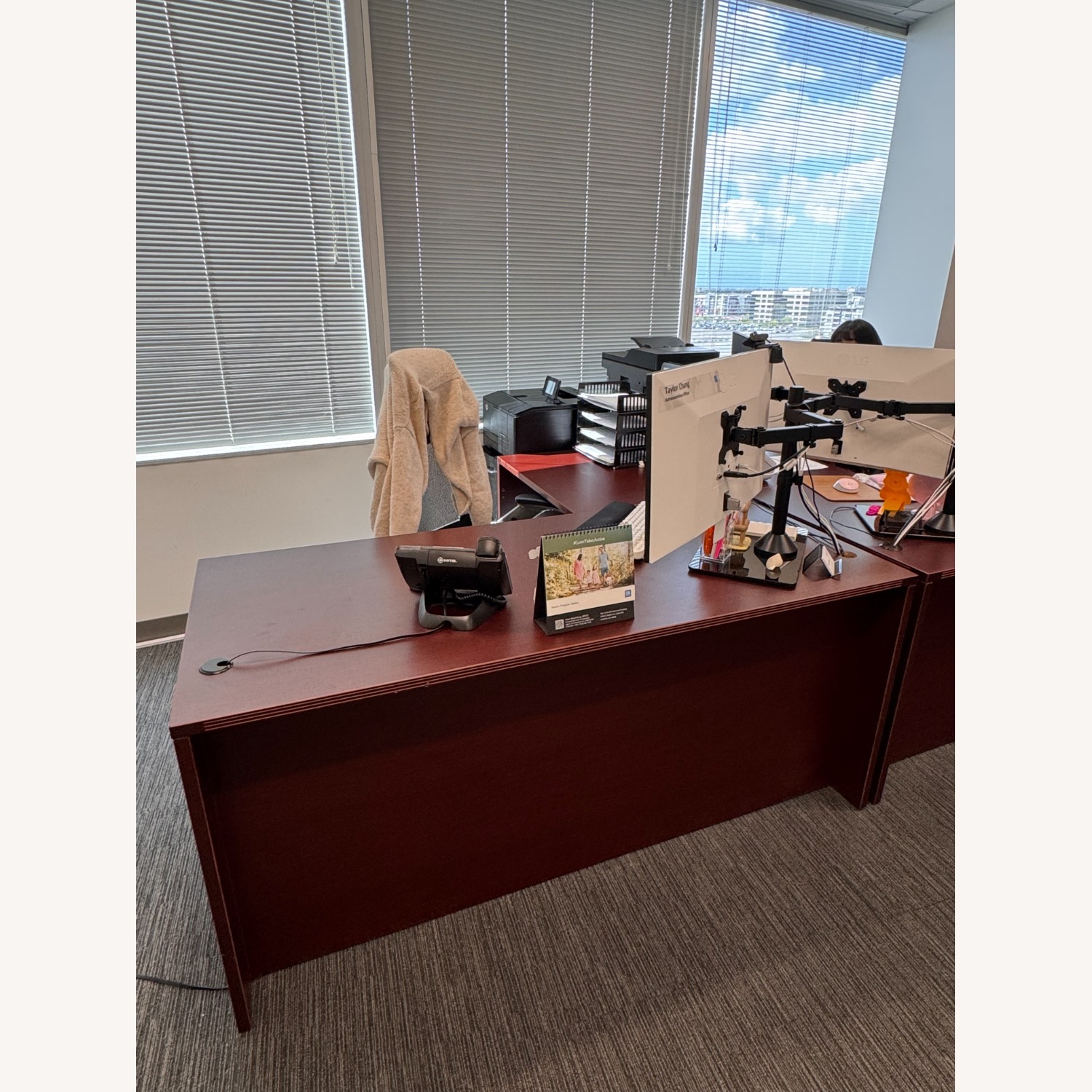 HON Office L Shaped Desk - image-2