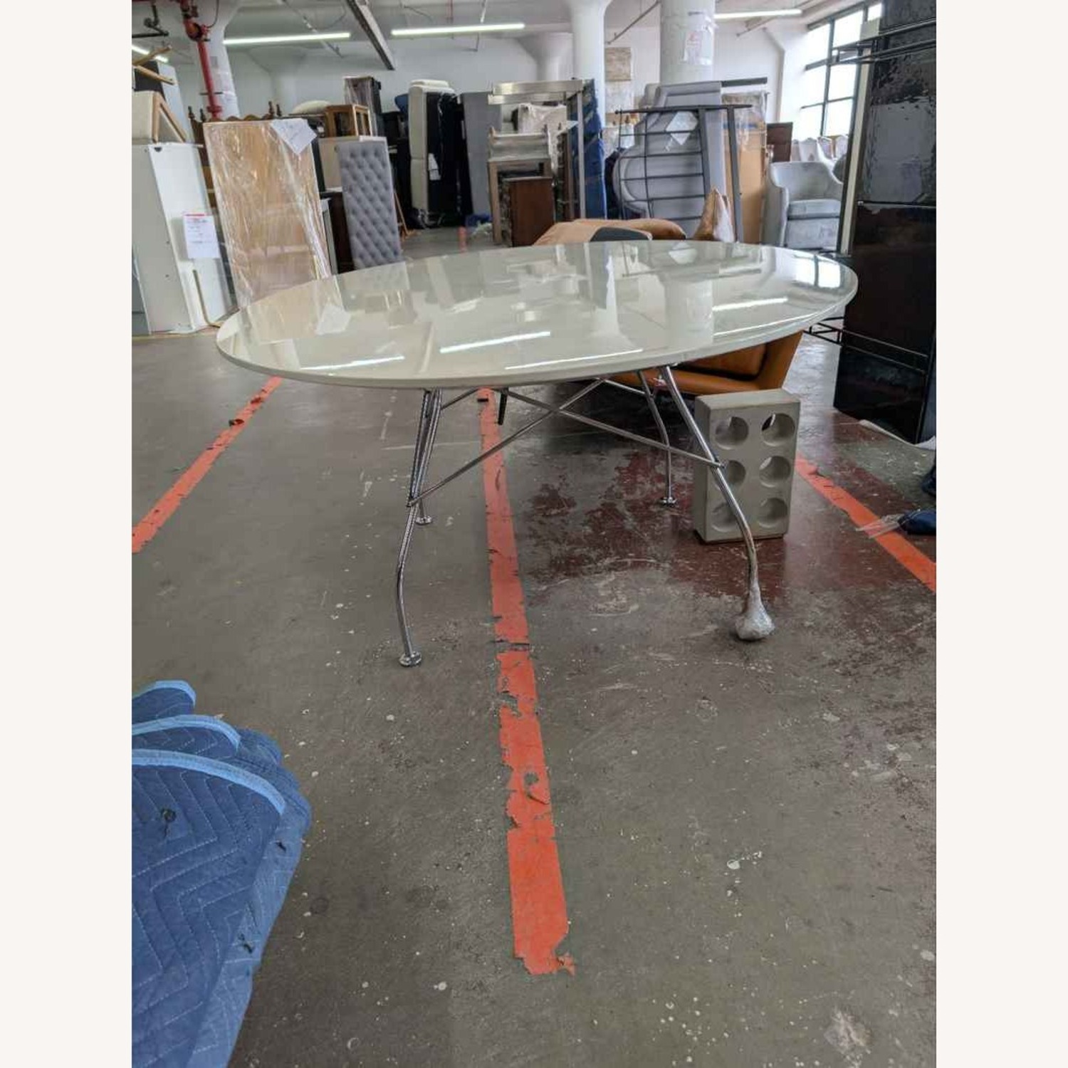 Kartell Glossy Oval Table by Kartell by Antonio Citterio and Oliver Löw - image-11
