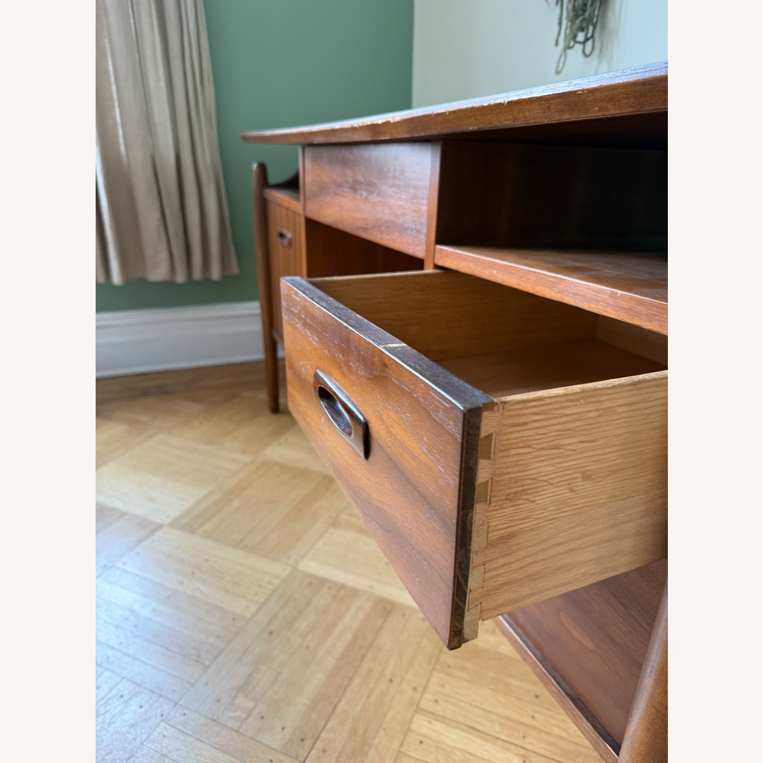 Danish Teak Mid Century Modern Desk - image-3