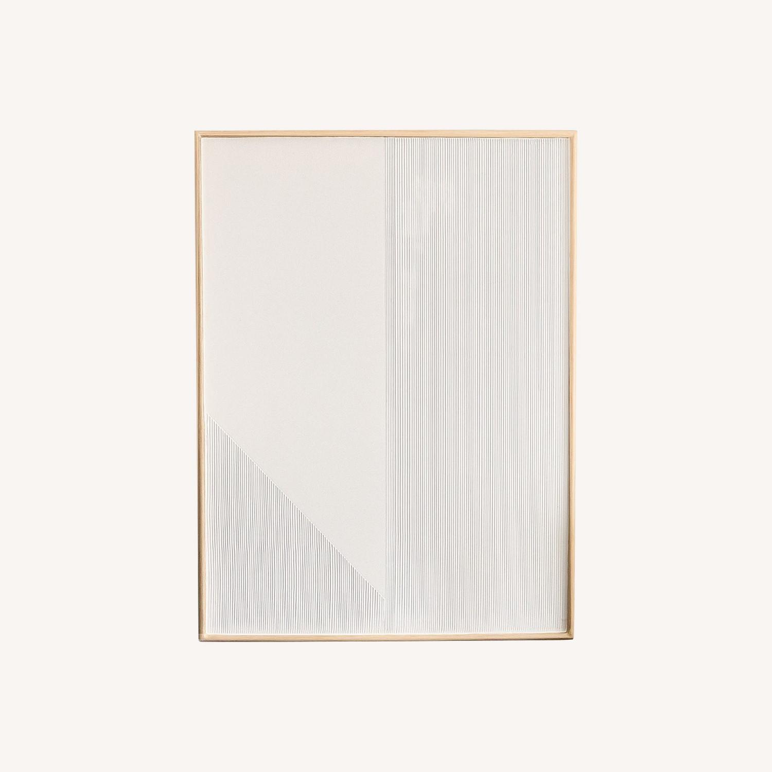 West Elm Textured Plaster Wall Art - image-0