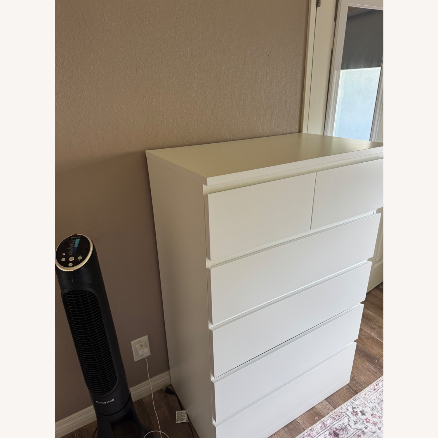 IKEA MALM 6 Drawer Dresser, White - image-2