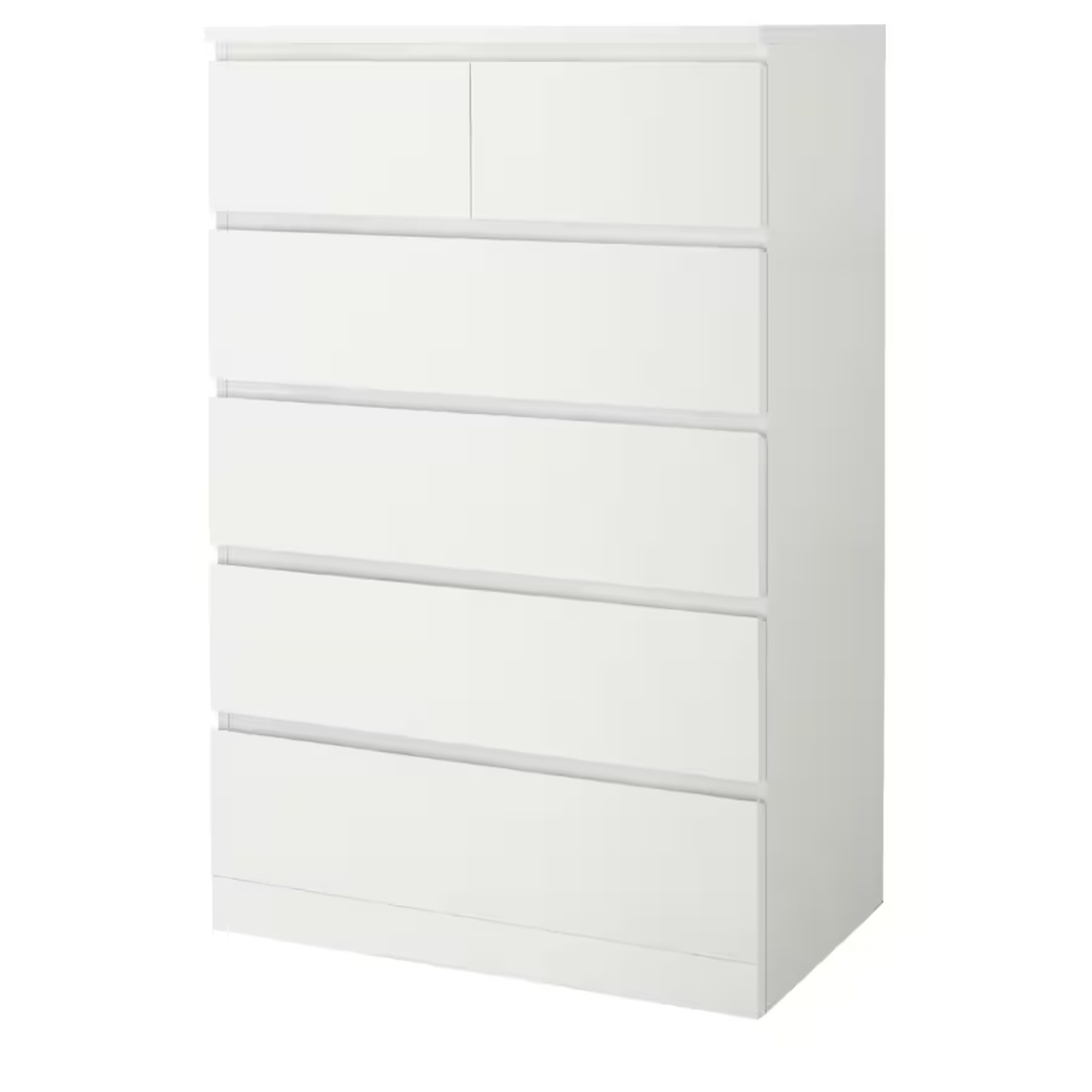 IKEA MALM 6 Drawer Dresser, White - image-4