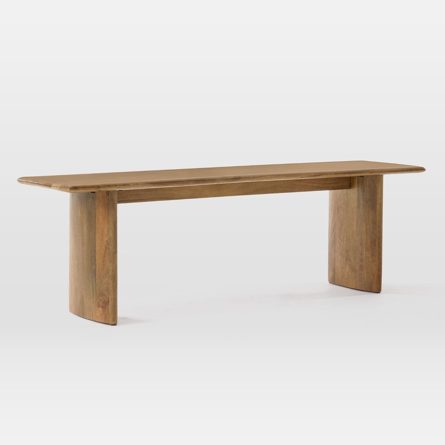 West Elm Anton Solid Wood Dining Bench (58") - image-3