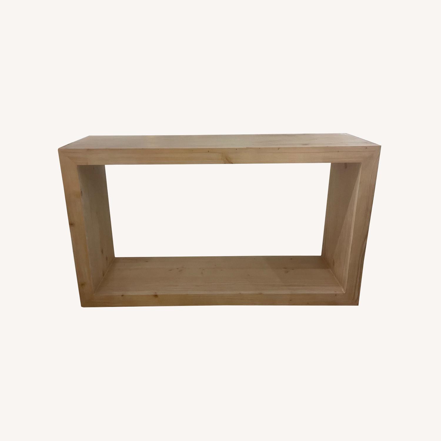 Pottery Barn Folsom 52" Console Biscotti - image-0