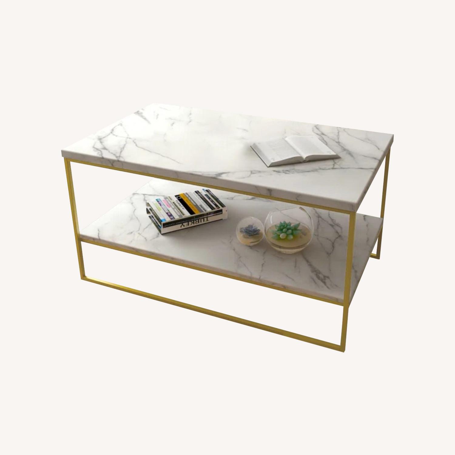 Wayfair Marble Coffee Table - image-0