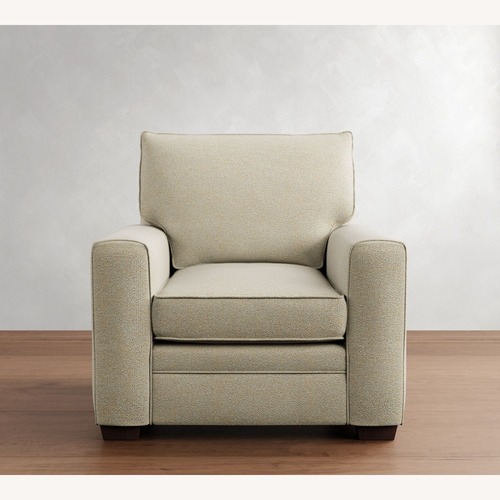 Used Pottery Barn Pearce Square Arm Recliner for sale on AptDeco