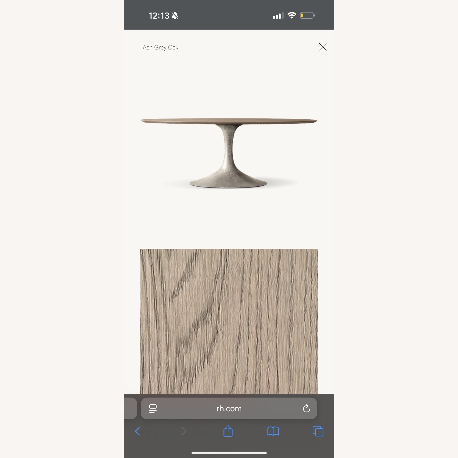 Restoration Hardware Aero Wood Oval Dining Table - image-2