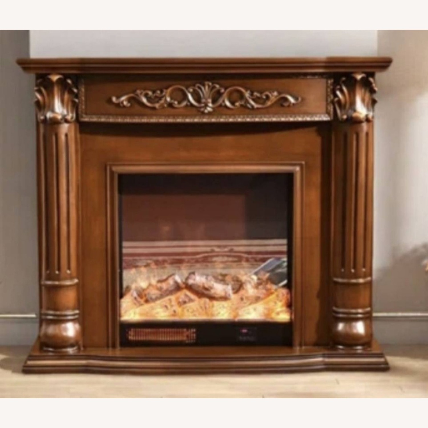 Marble Top Electric Fireplace  - image-2