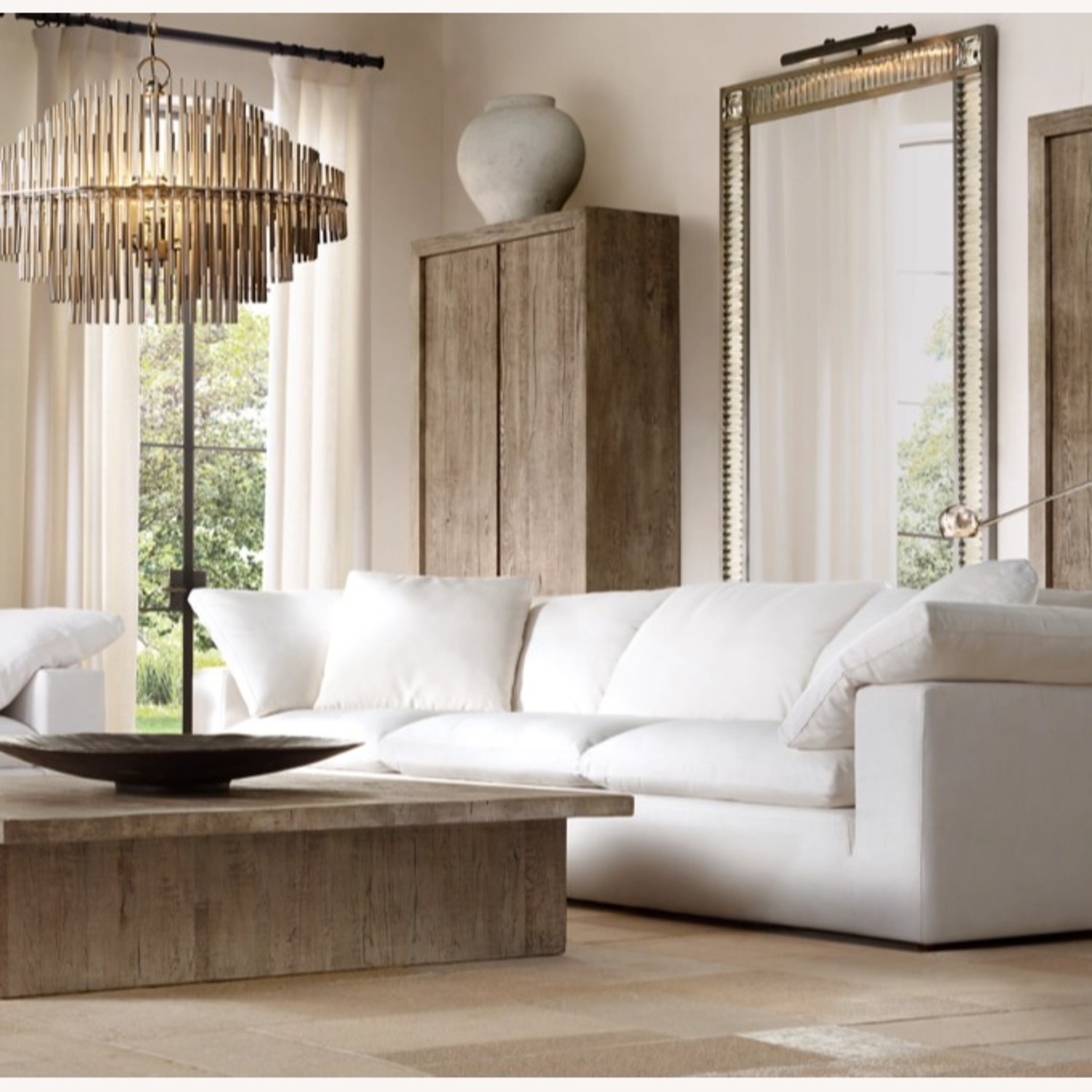 Restoration Hardware Carlyle Floor Mirror - image-3