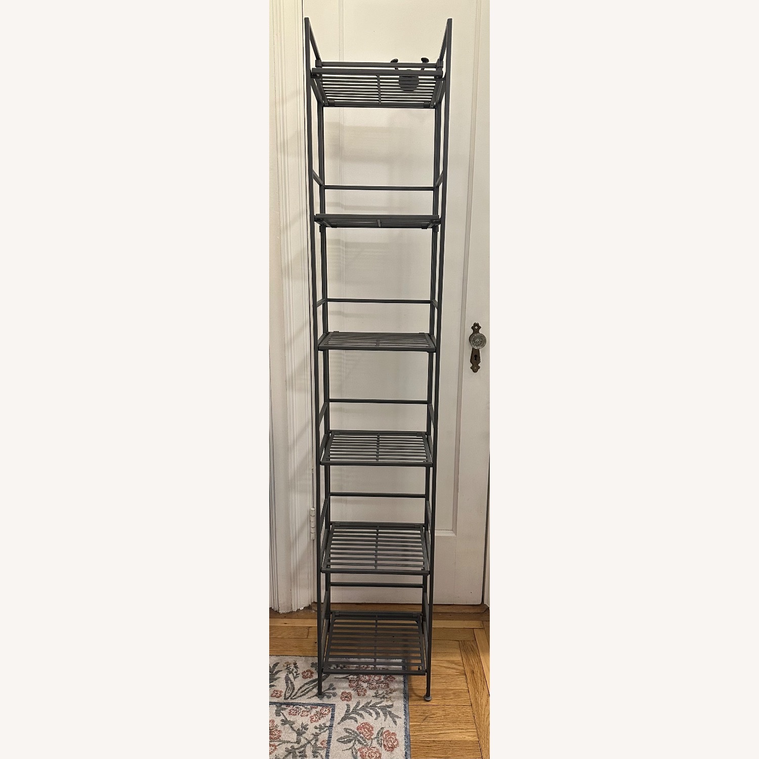 Container Store Iron Folding Tower - image-1
