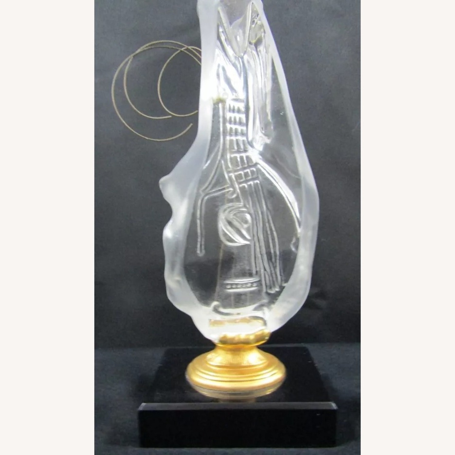Salvador Dali Daum Glass 1984 La Guitar Sculpture - image-9