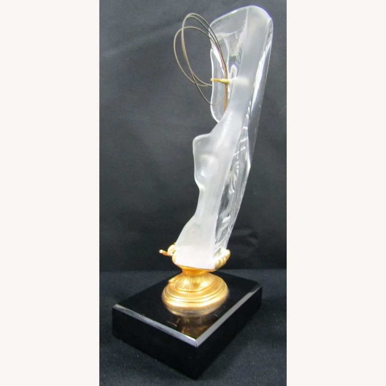 Salvador Dali Daum Glass 1984 La Guitar Sculpture - image-10