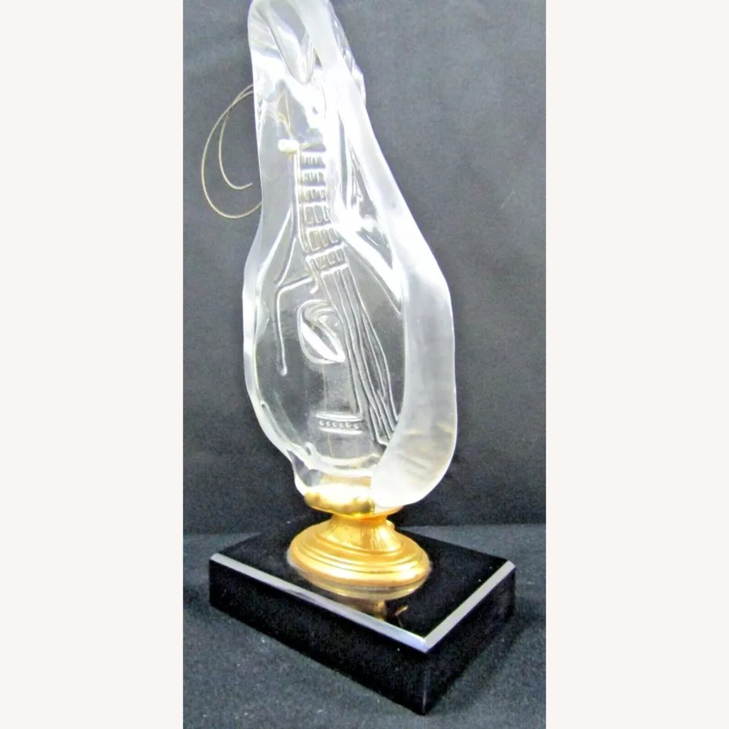 Salvador Dali Daum Glass 1984 La Guitar Sculpture - image-8