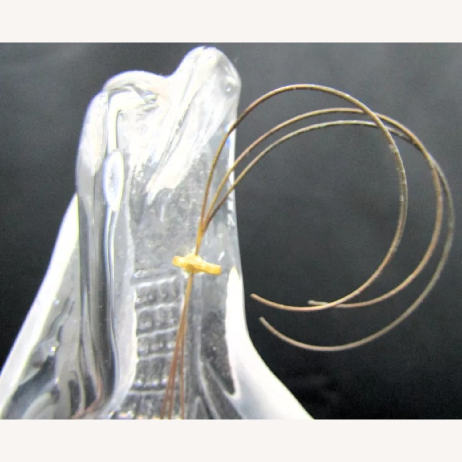 Salvador Dali Daum Glass 1984 La Guitar Sculpture - image-14