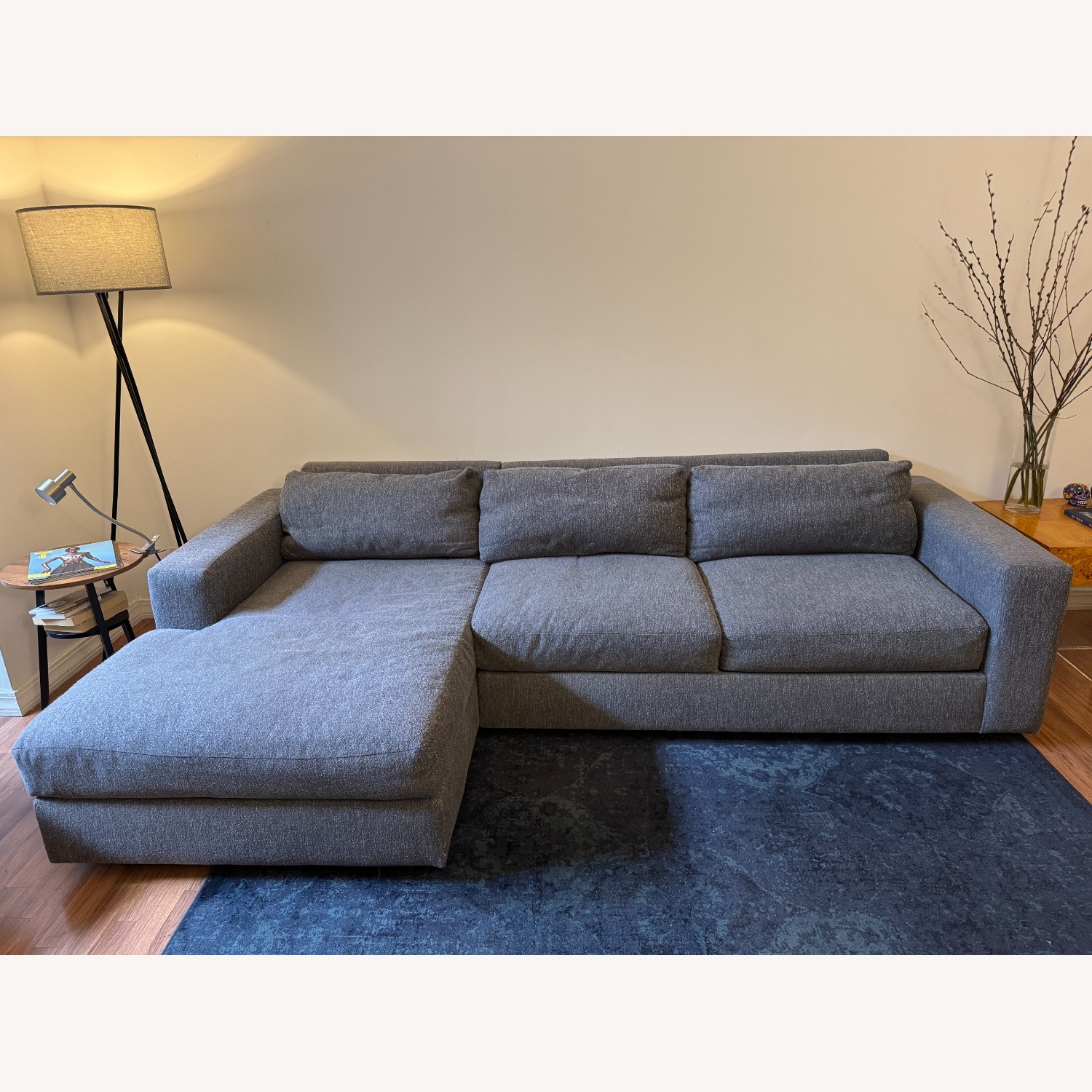 West Elm Urban 2-Pc Chaise Sectional - image-0