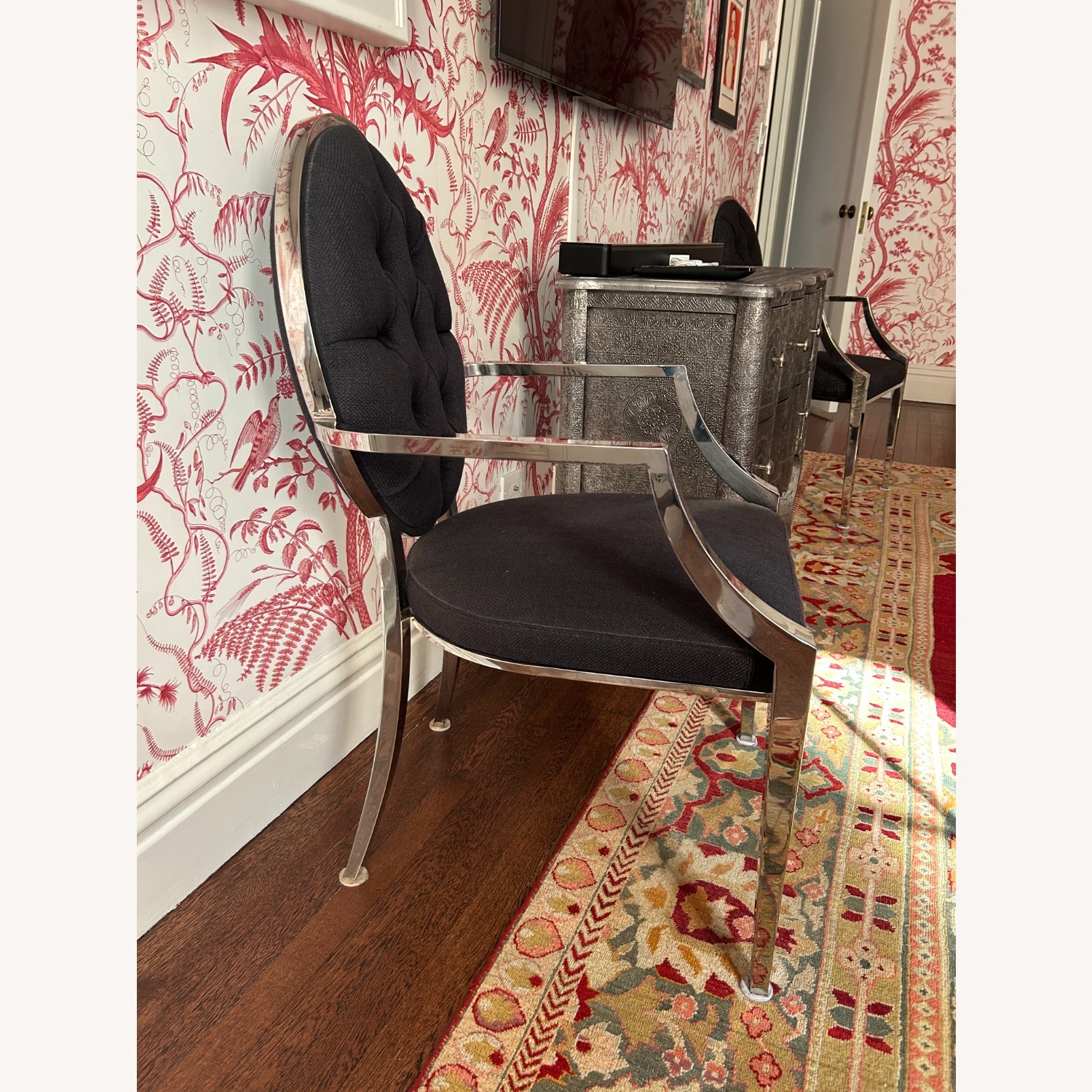 6 Black Dining Chairs - image-3