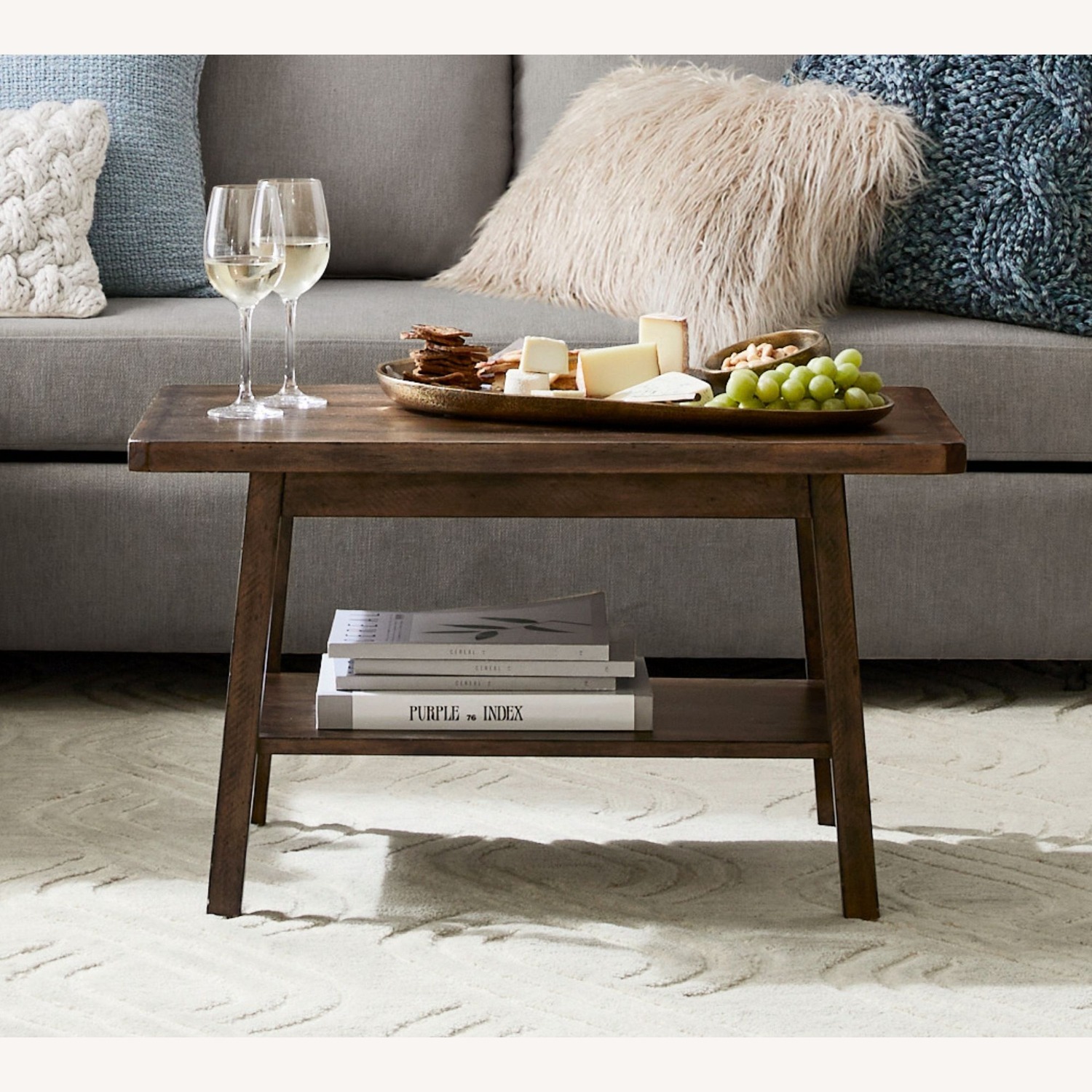 Pottery Barn Mateo Rectangular Coffee Table (31.5") - image-3