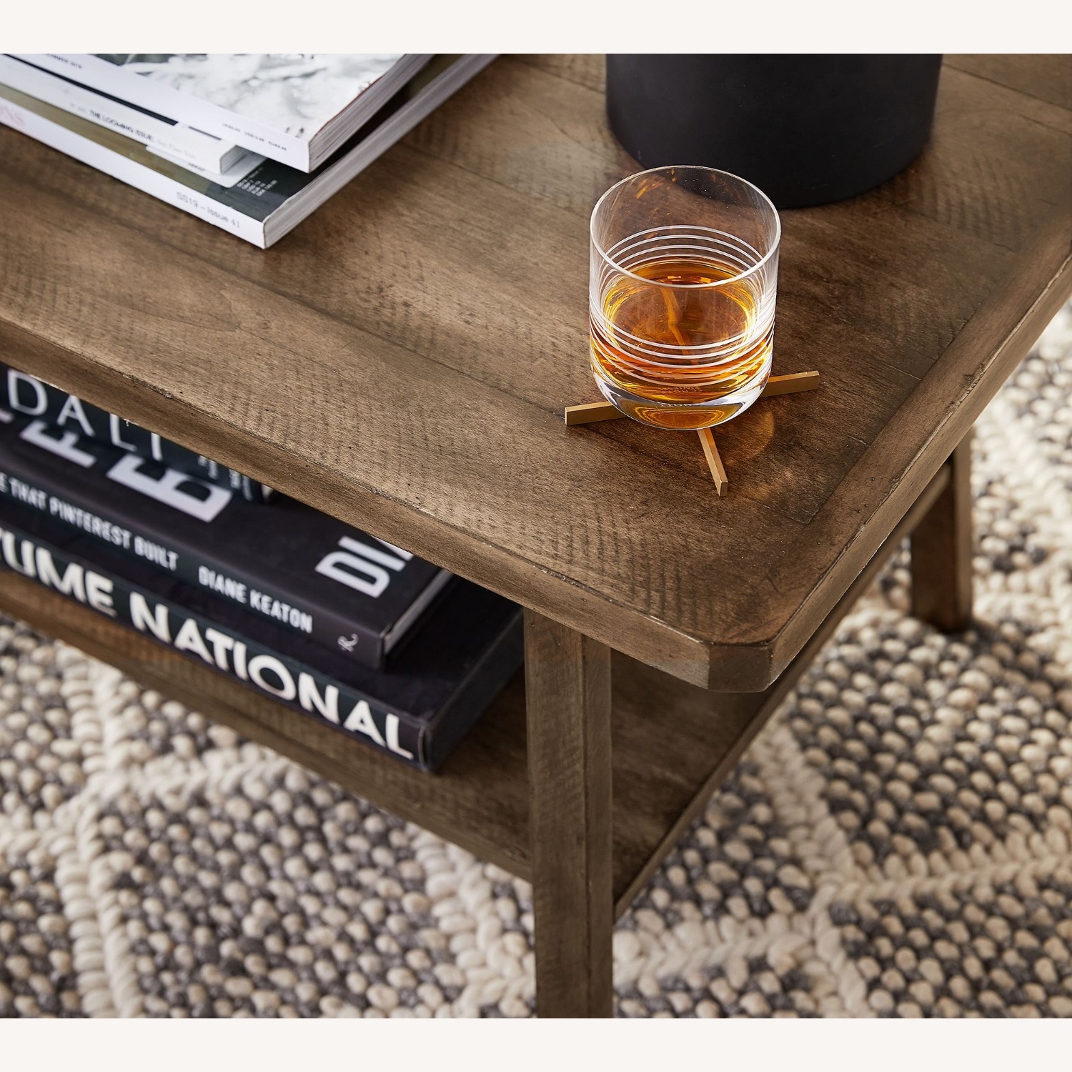 Pottery Barn Mateo Rectangular Coffee Table (31.5") - image-1