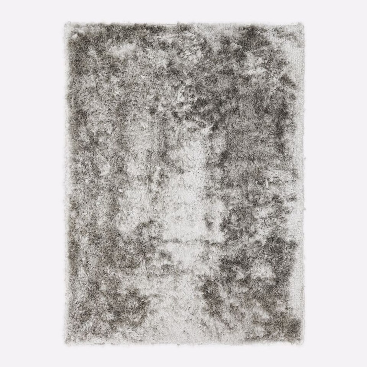 West Elm Glam Shag Rug 5x8, Pearl Gray - image-5