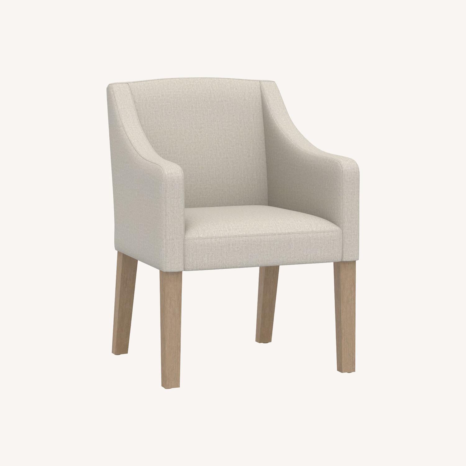 Pottery Barn Classic Slope Dining Armchair - image-0