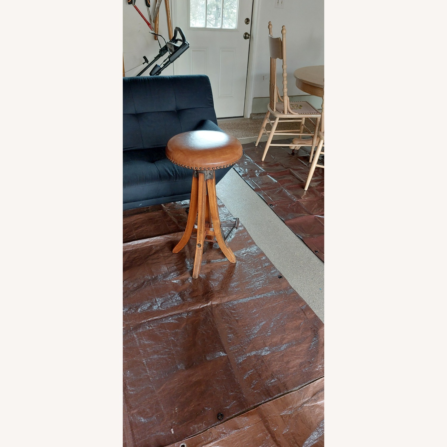 Antique Bar Stool - image-3