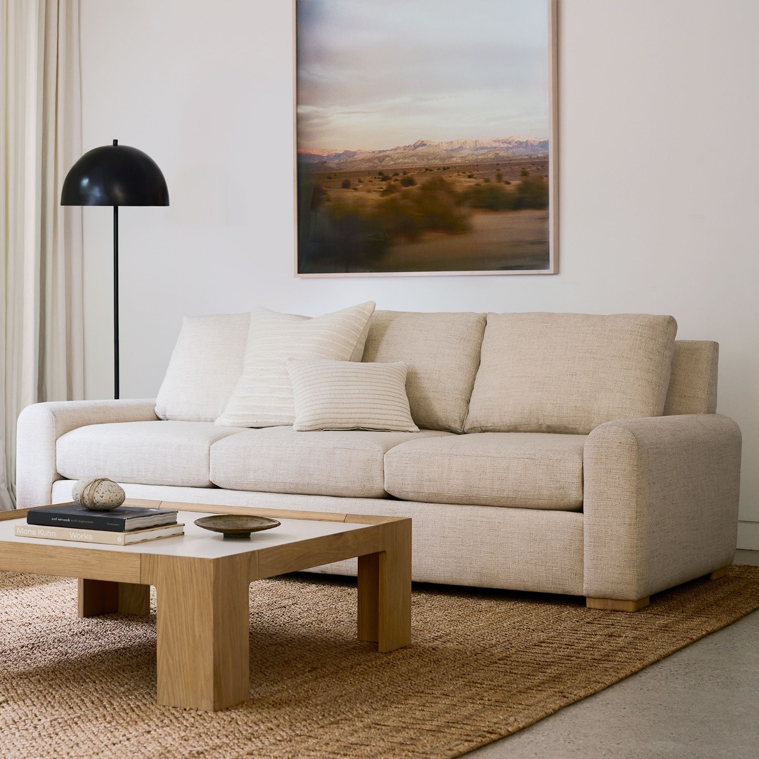 West Elm Hadley Sofa 86" - image-4