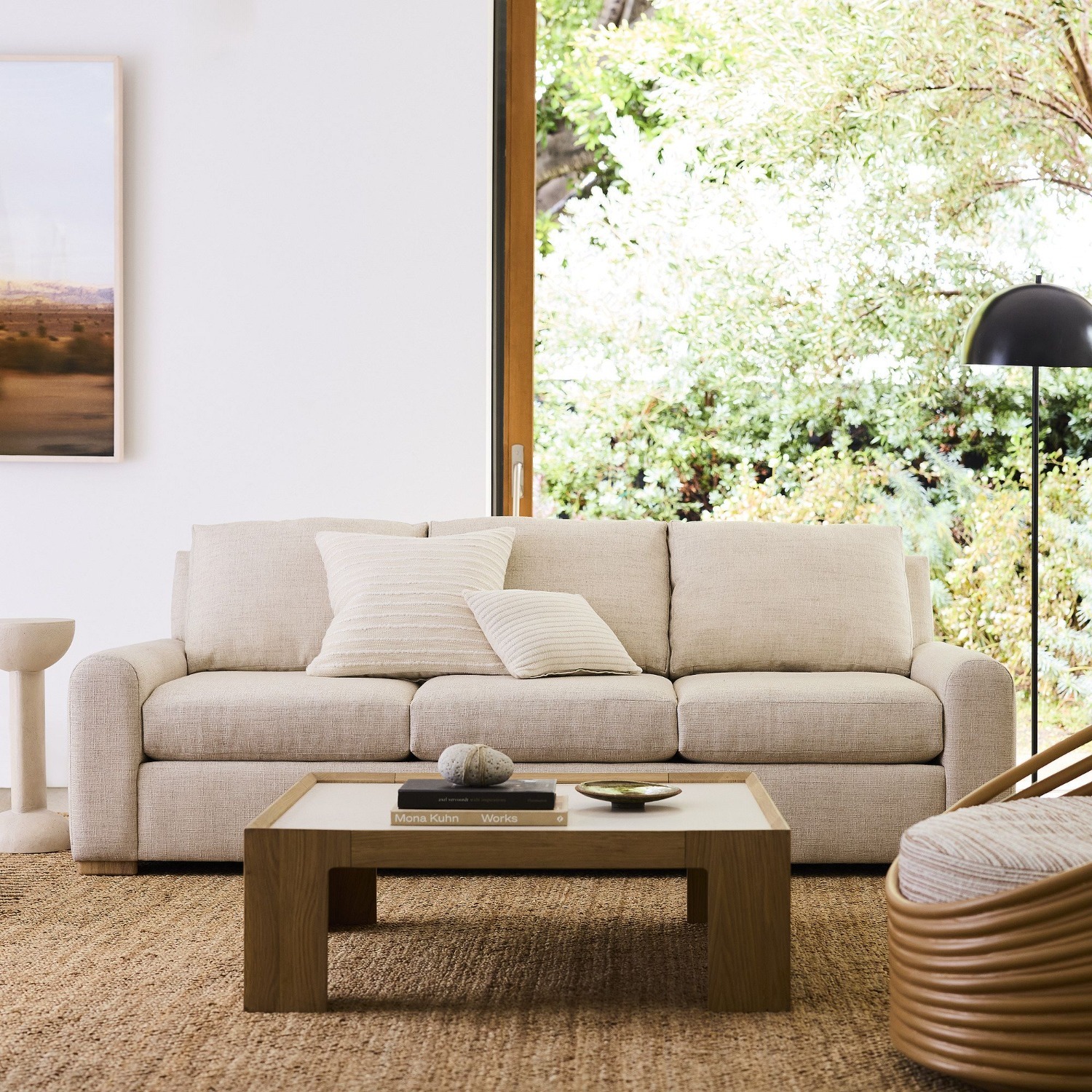 West Elm Hadley Sofa 86" - image-5