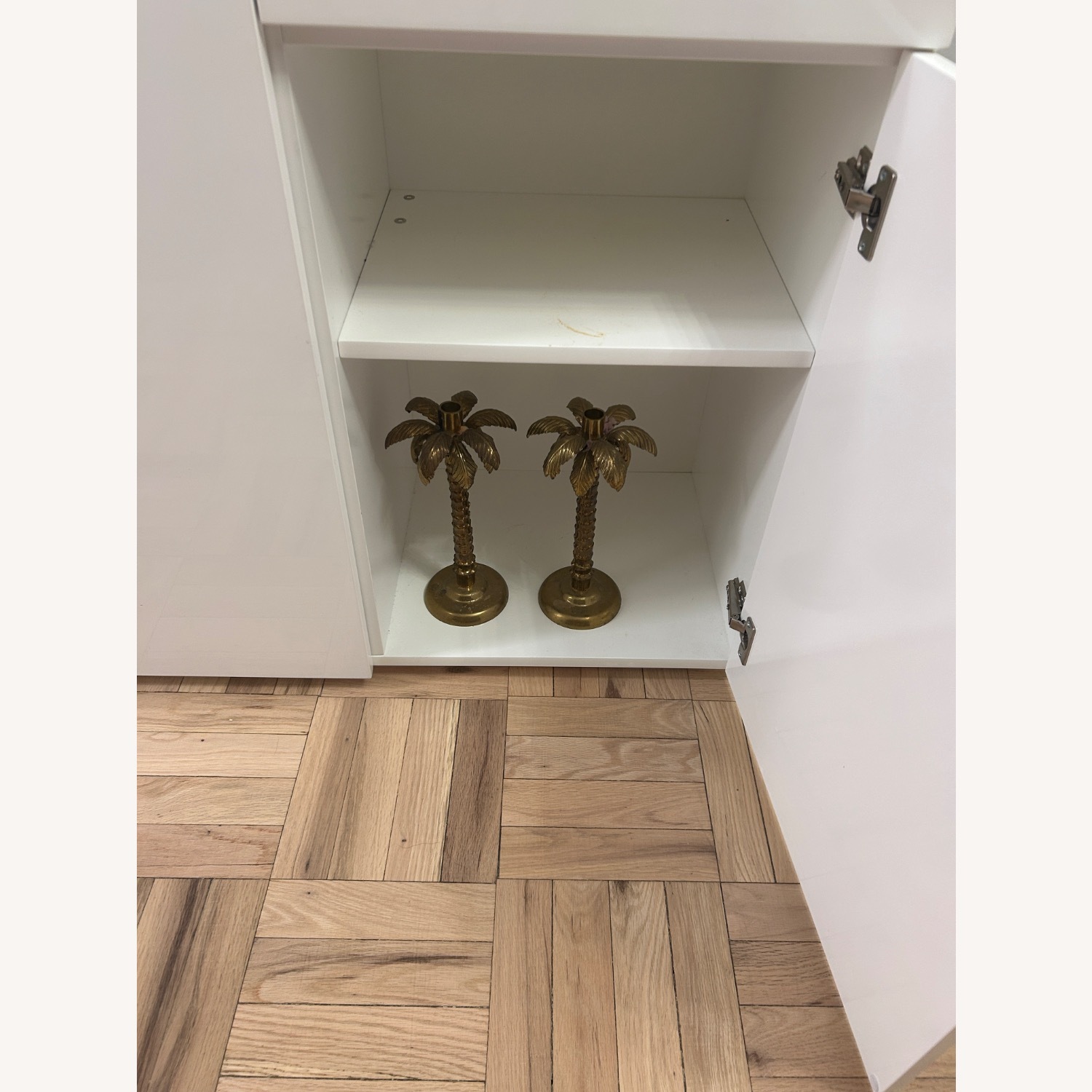 CB2 Swig White Cabinet - Bar - image-8