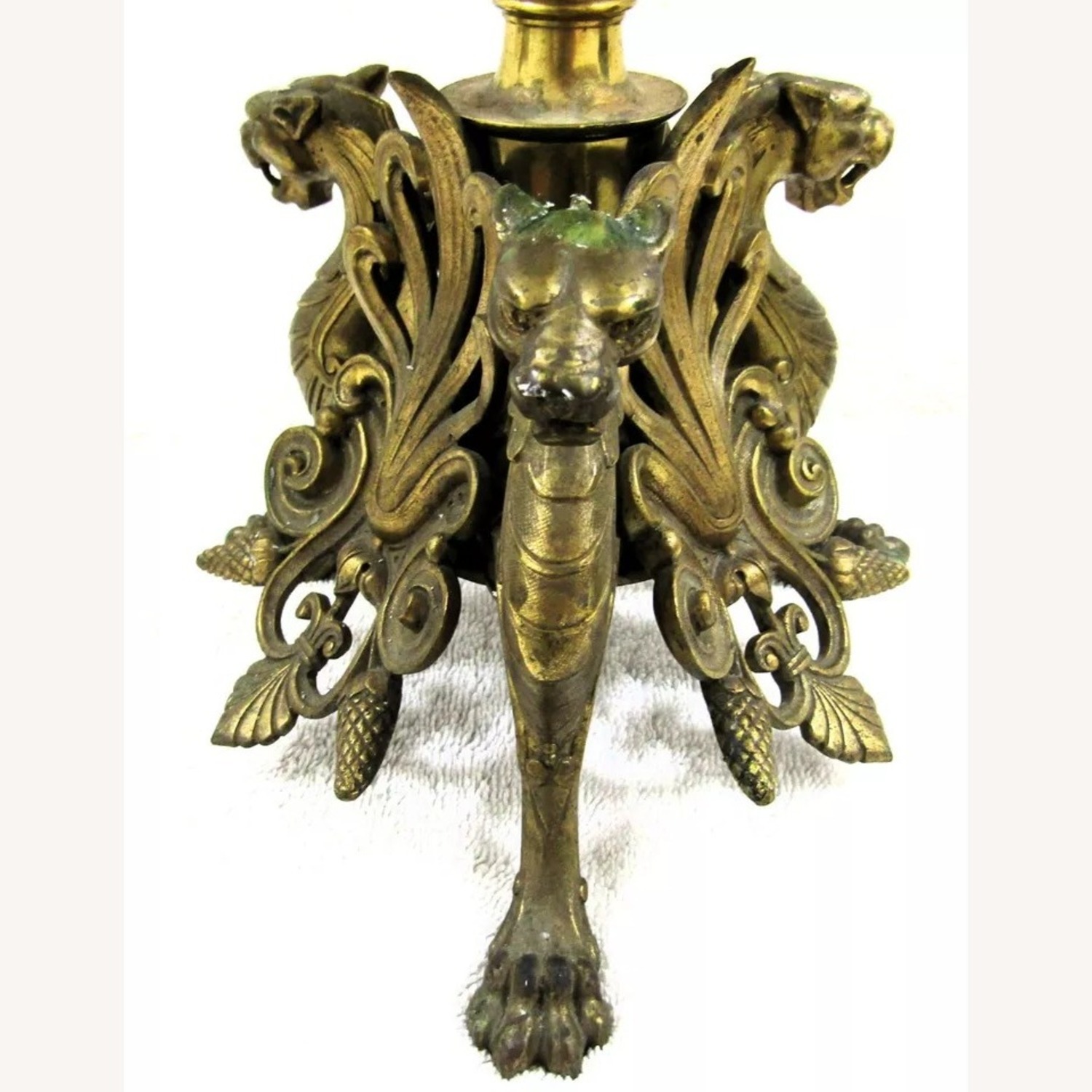 Pair Grand Tour Bronze Candelabra Barbedienne - image-15